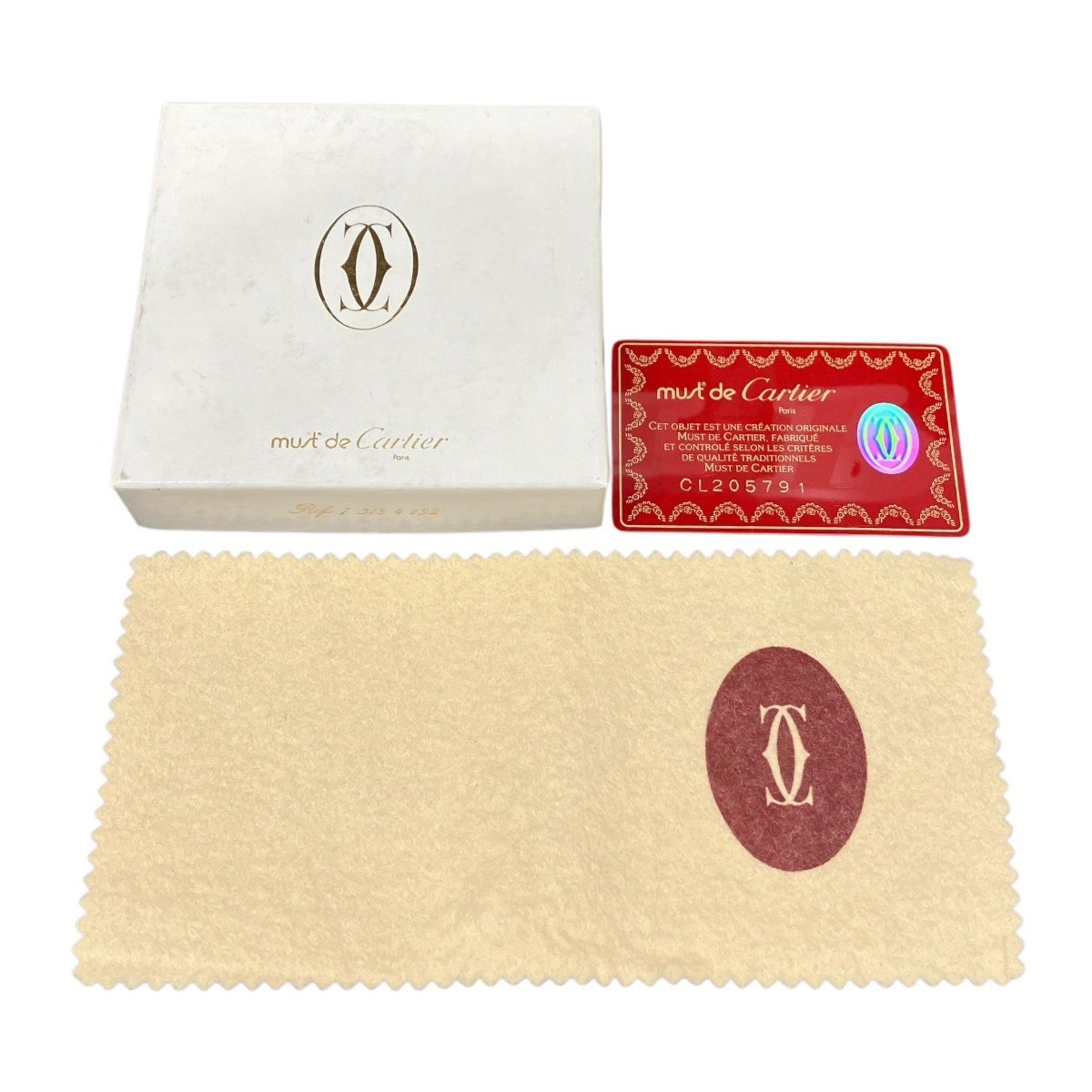 Cartier Wine Red Leather Wallet (Bi-Fold) (Pre-Owned)
