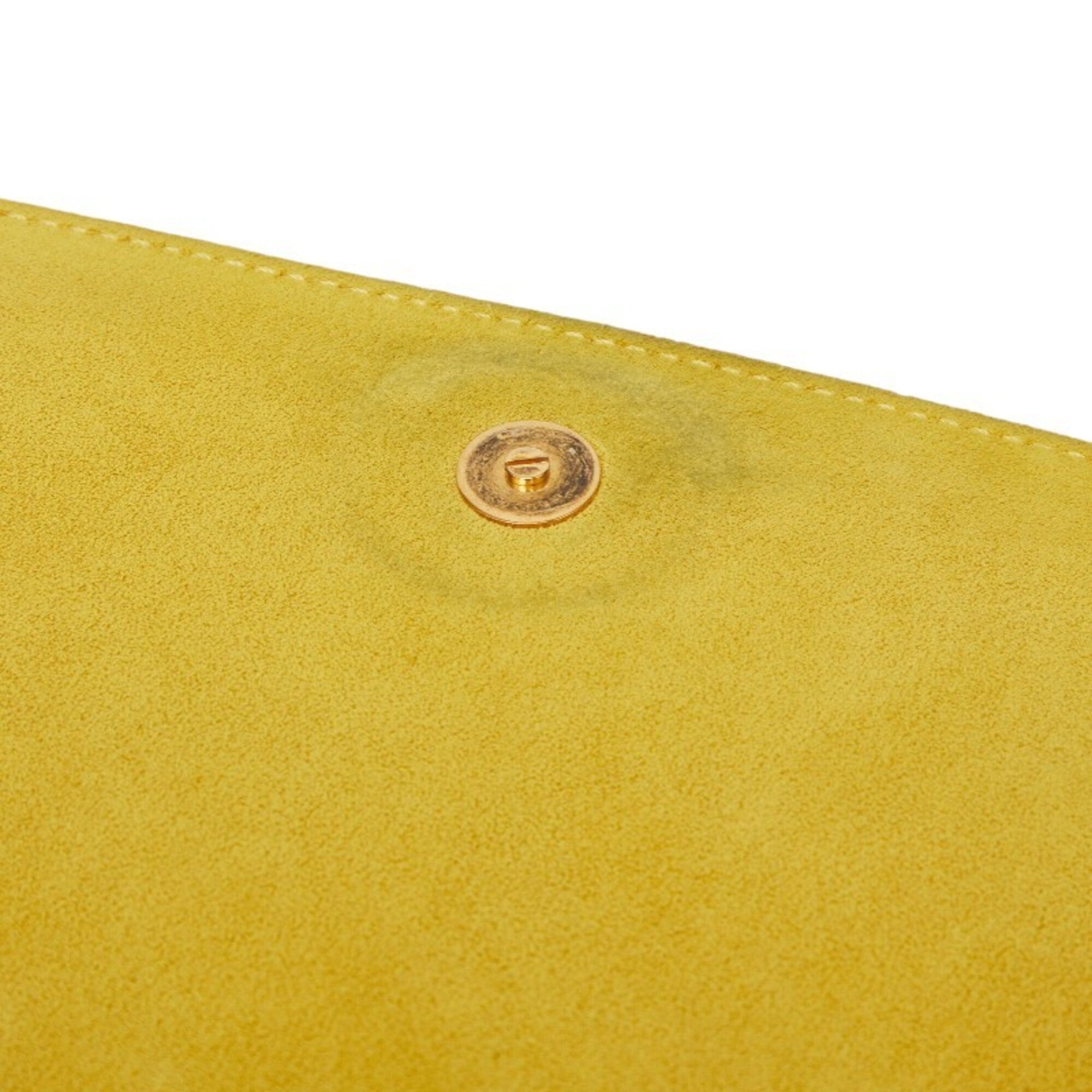 Saint Laurent Yellow Leather Shoulder Bag (Pre-Owned)