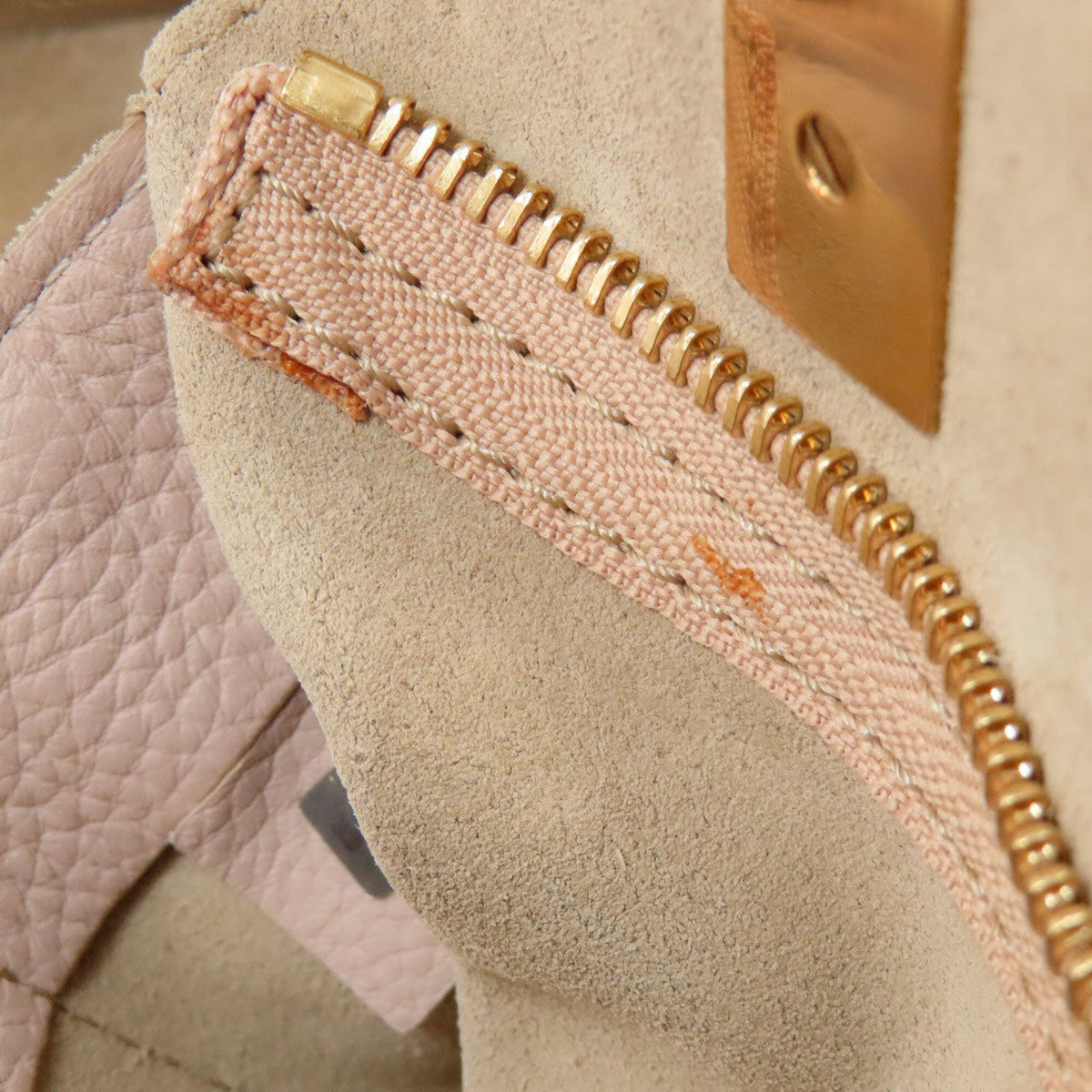 Chloé Pink Beige Leather Handbag (Pre-Owned)
