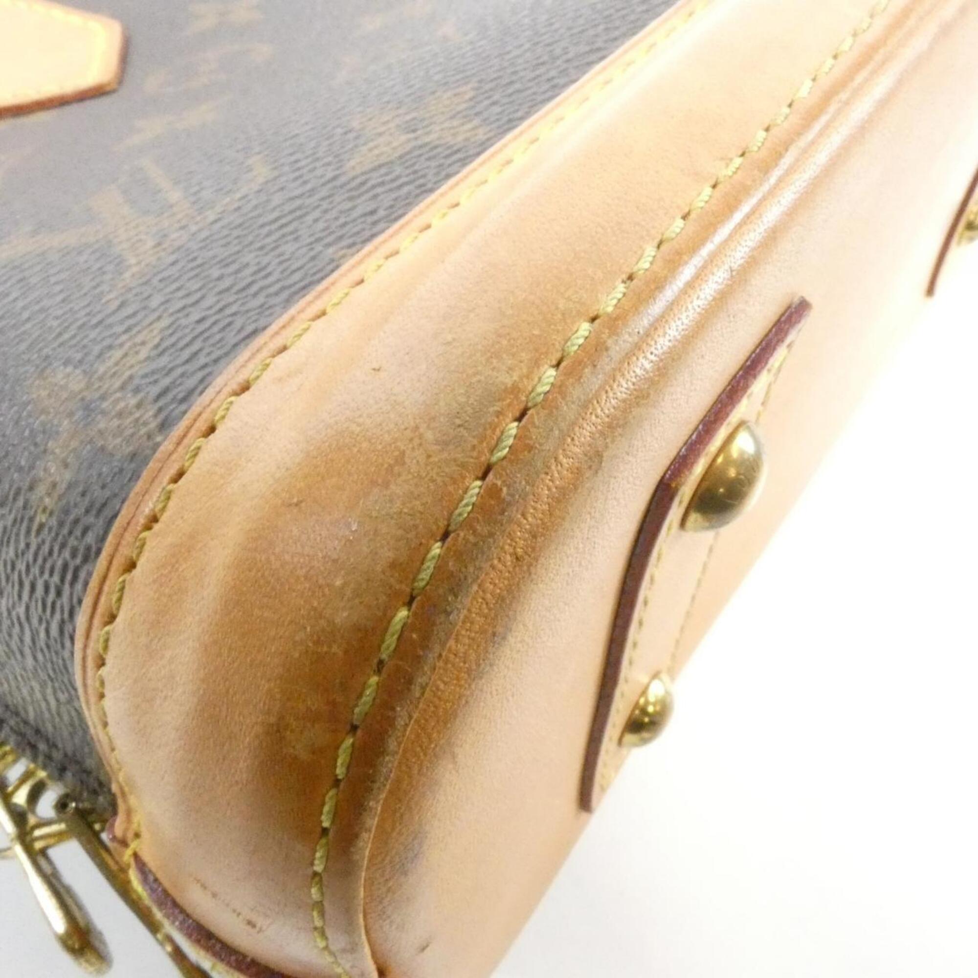 Louis Vuitton Marron Coated Canvas Handbag (Pre-Owned)