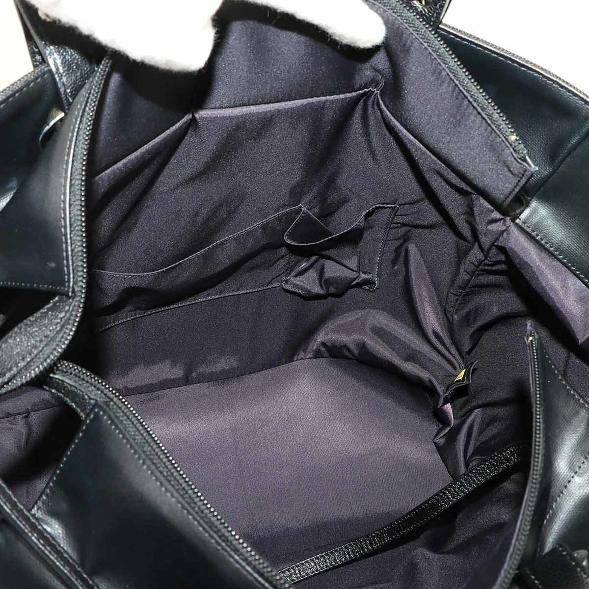 Chanel Black Nylon Pvc Leather Handbag Tote Bag (Pre-Owned)