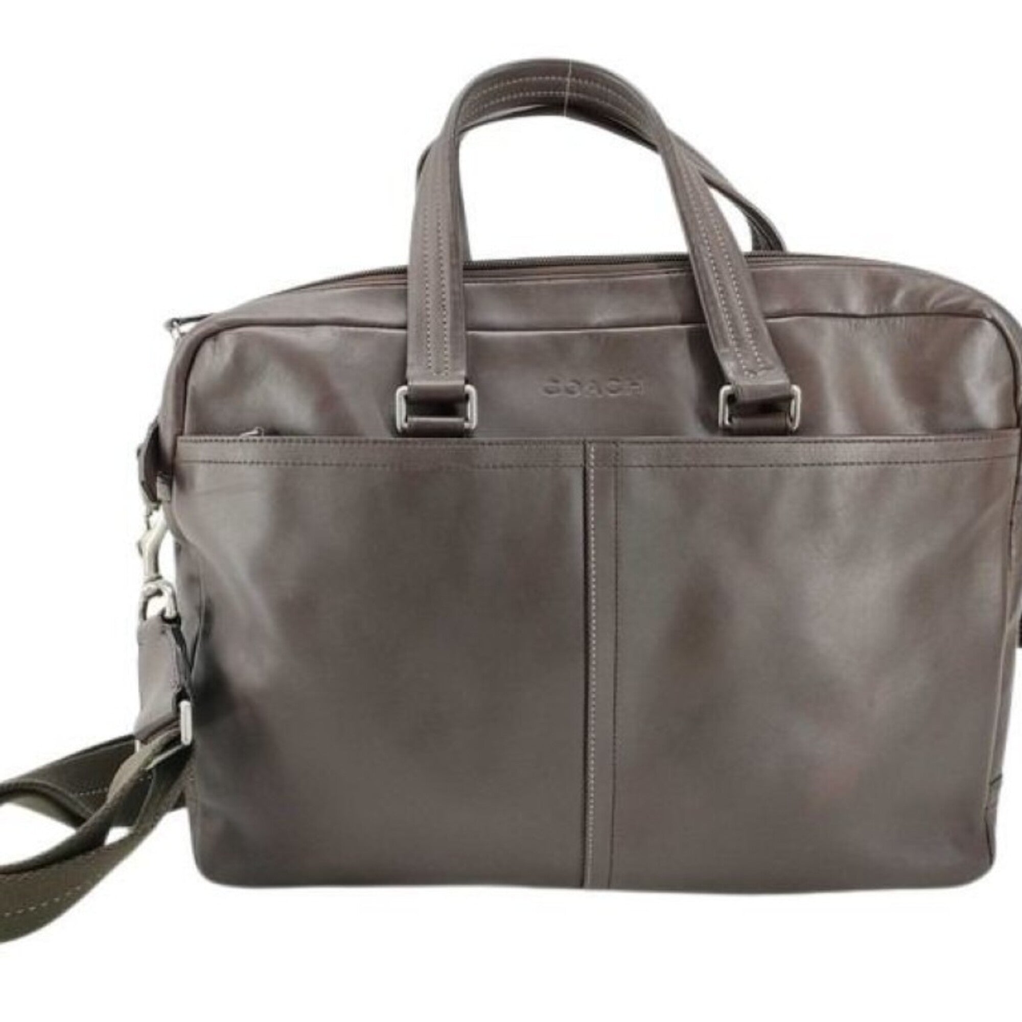 Coach Legacy Dark Brown Leather Briefcase (Pre-Owned)