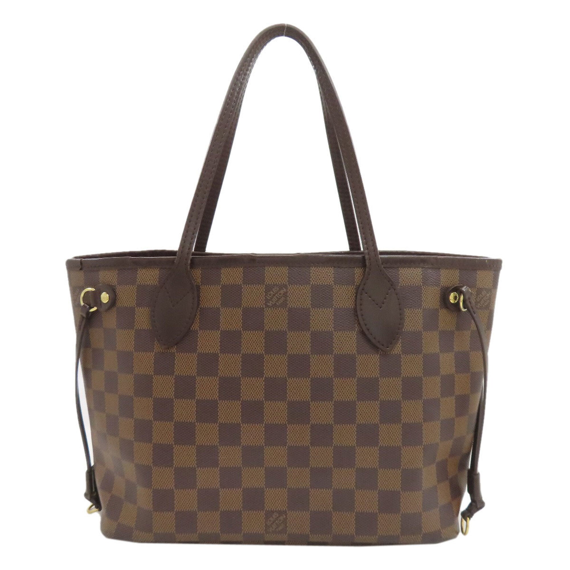 Louis Vuitton Damier Canvas Ebene Damier Canvas Handbag Tote Bag (Pre-Owned)