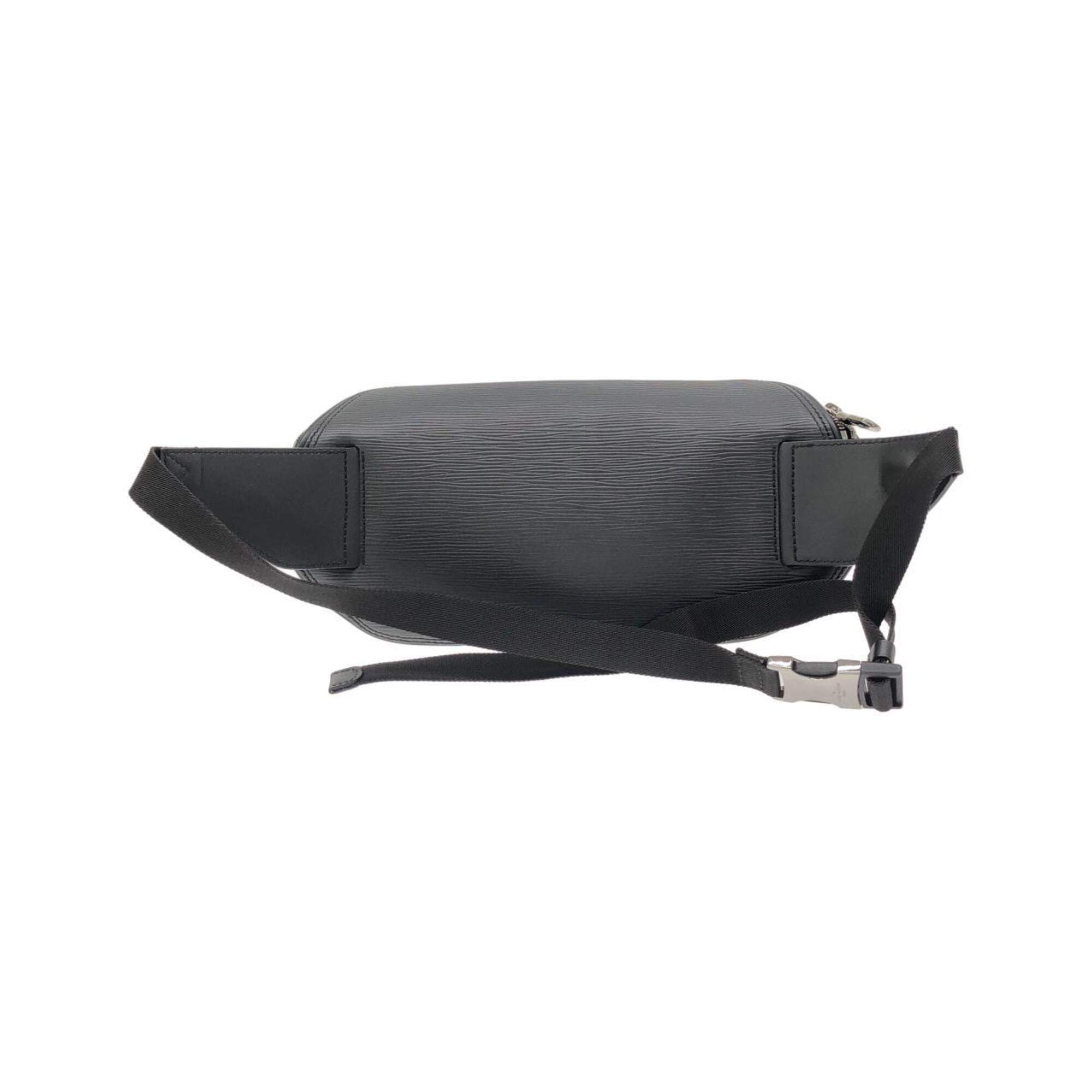 Louis Vuitton Black Coated Canvas Leather Shoulder Bag (Pre-Owned)