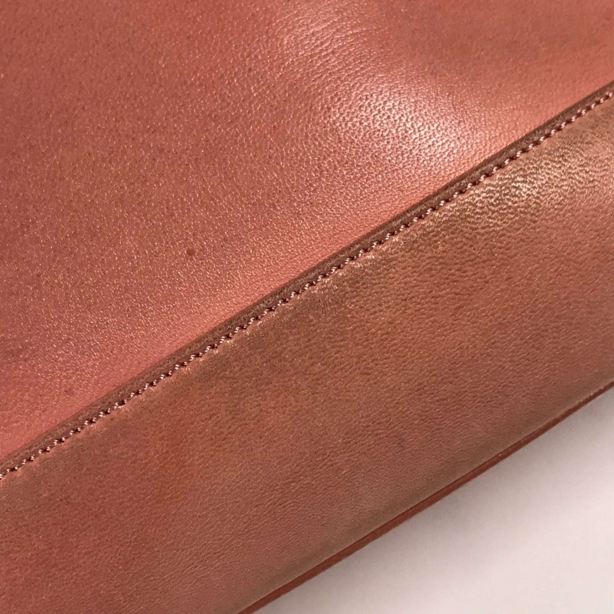 Chanel Pink Leather Shoulder Bag Tote Bag (Pre-Owned)