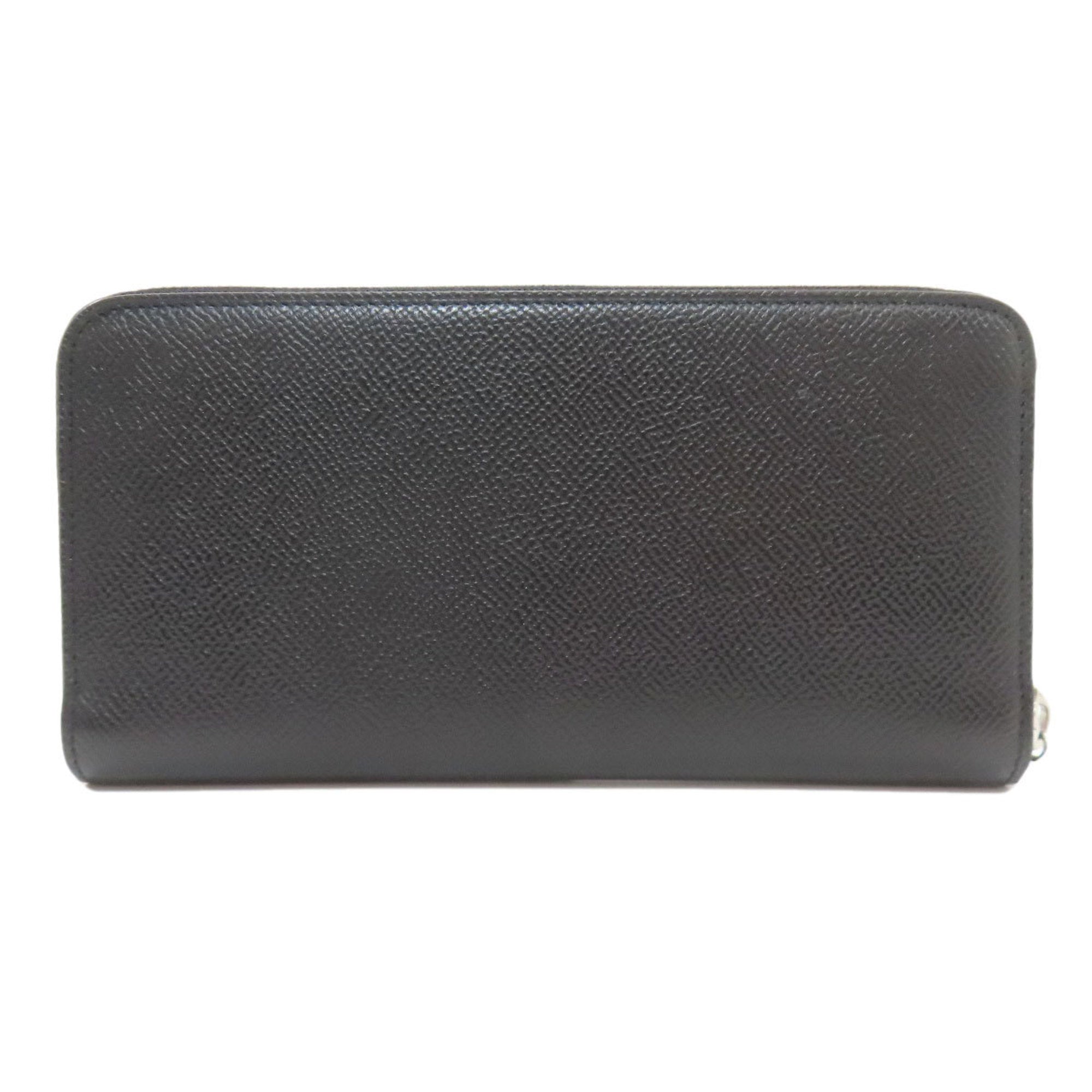 Dunhill Black Leather Long Wallet (Bi-Fold) (Pre-Owned)