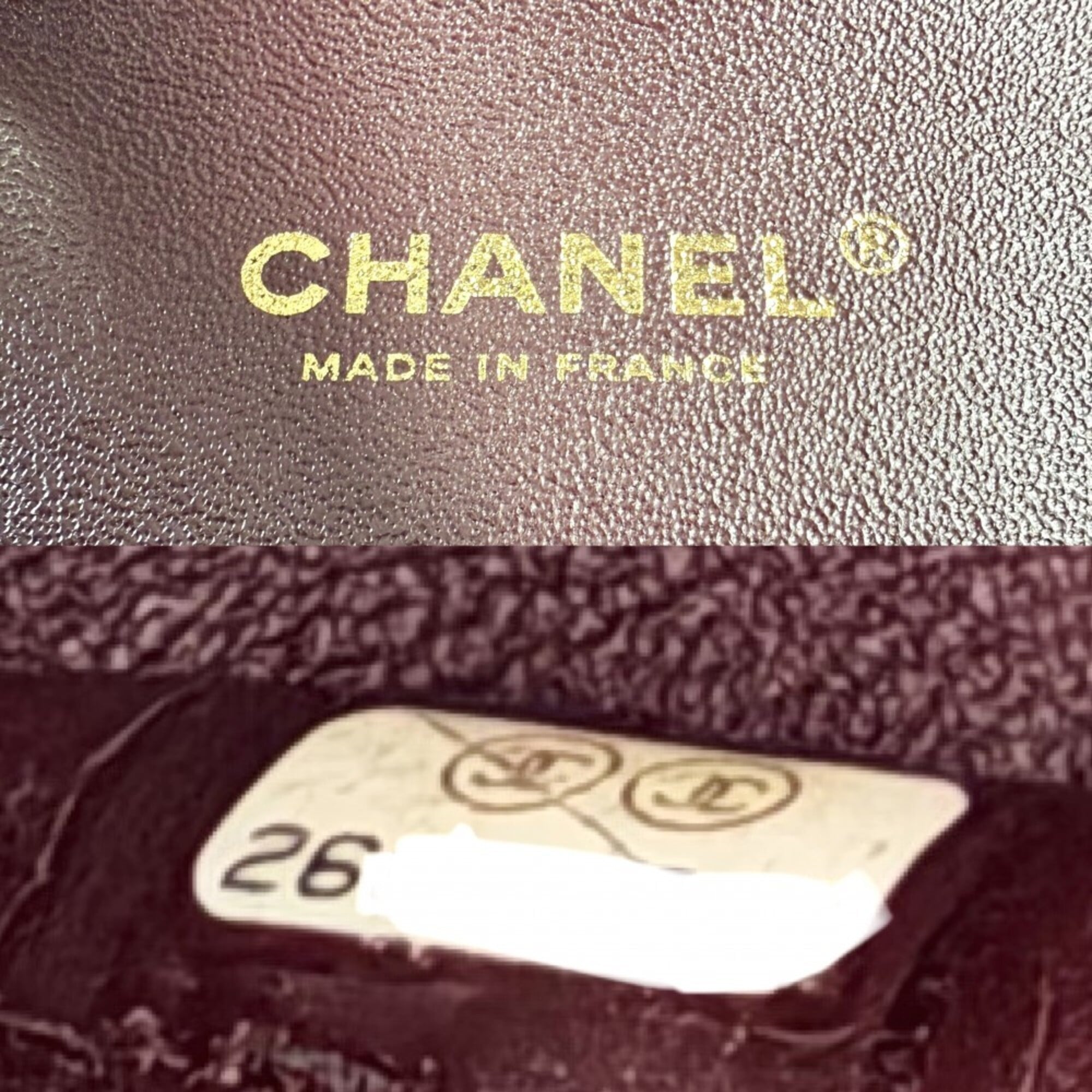 Chanel Matelasse Black Grained Calfskin Shoulder Bag (Pre-Owned)