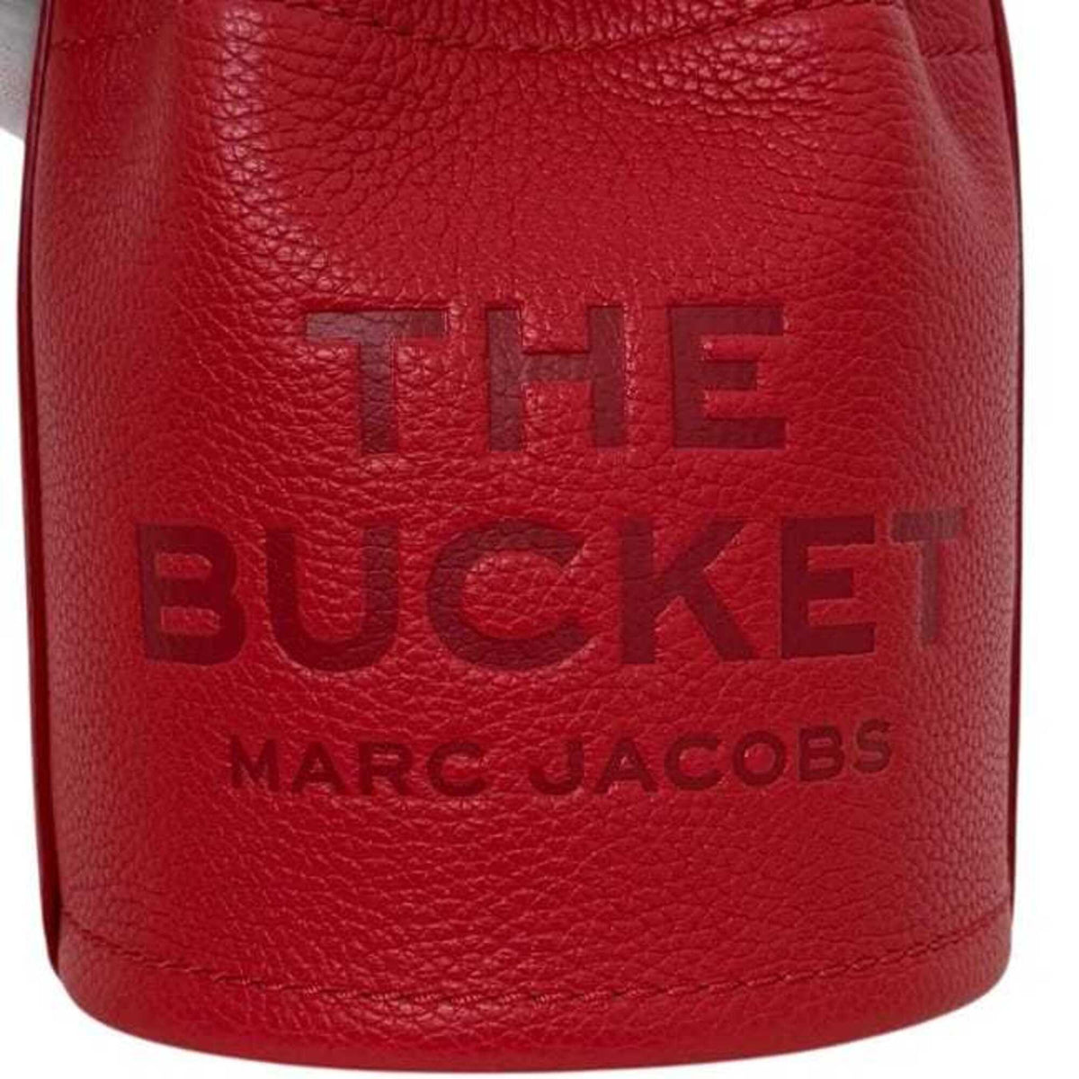 Marc Jacobs Red Color Leather Handbag Shoulder Bag (Pre-Owned)