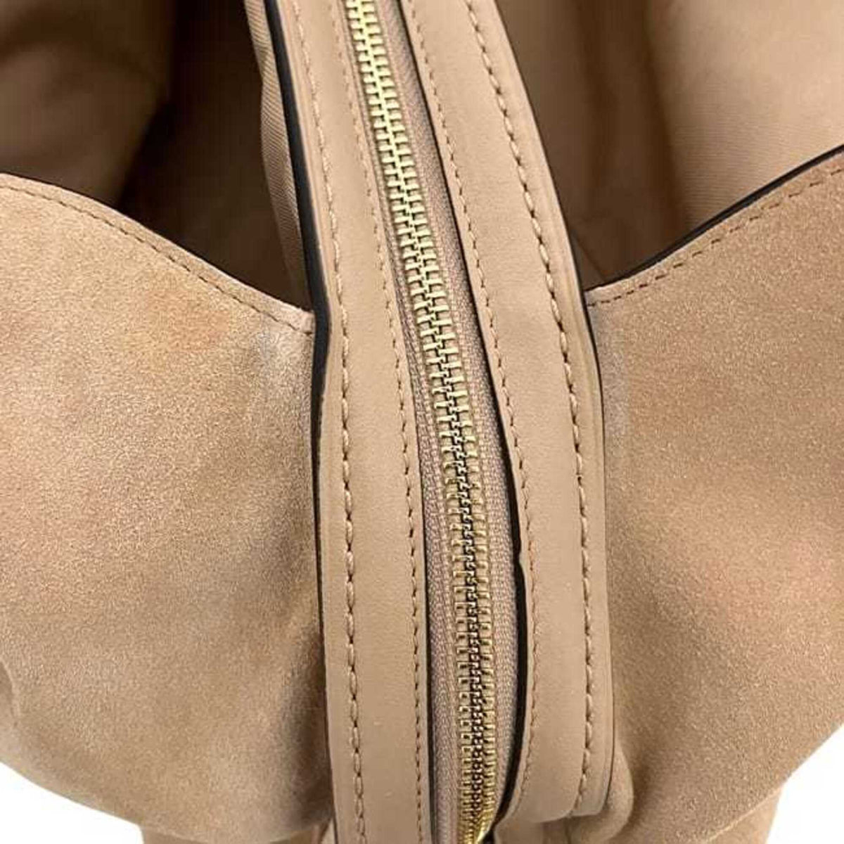 Coach Beige Leather Tote Bag (Pre-Owned)