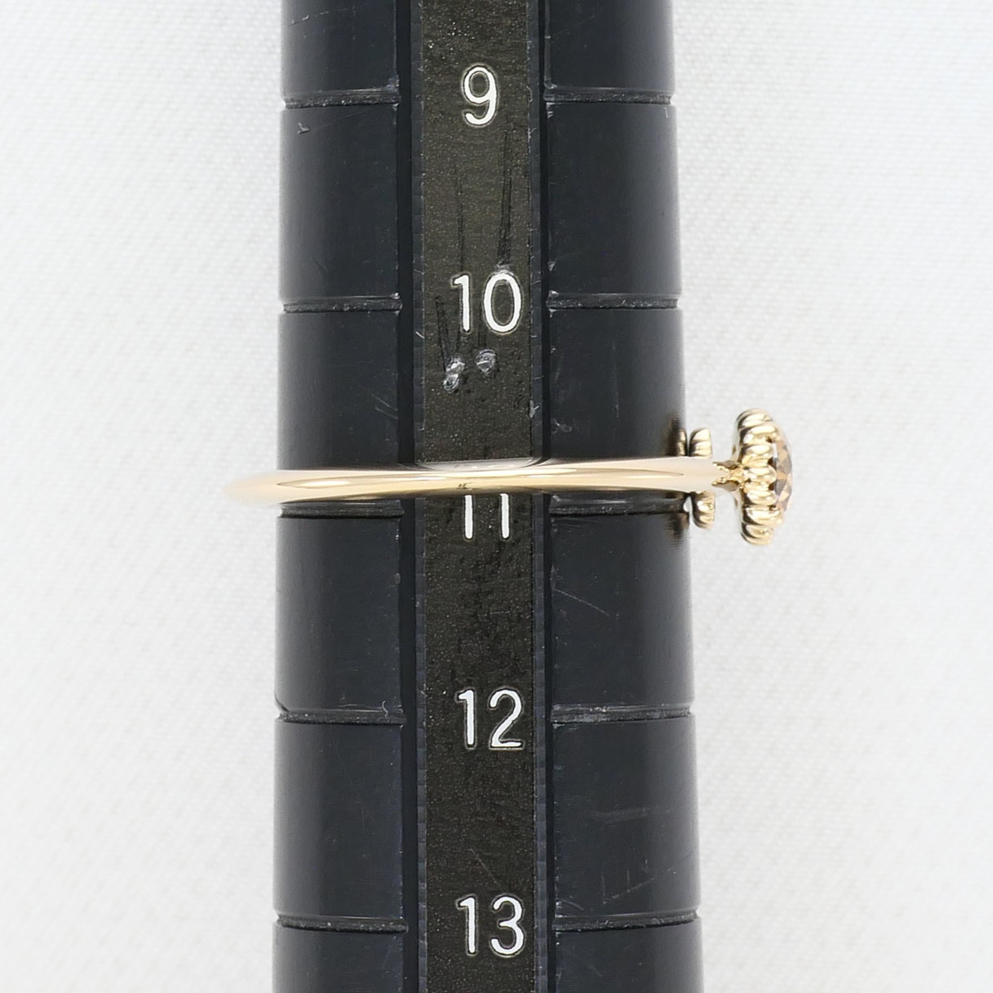 Unbranded Brown Yellow Gold Yellow Gold (18K) Band Ring (Pre-Owned)
