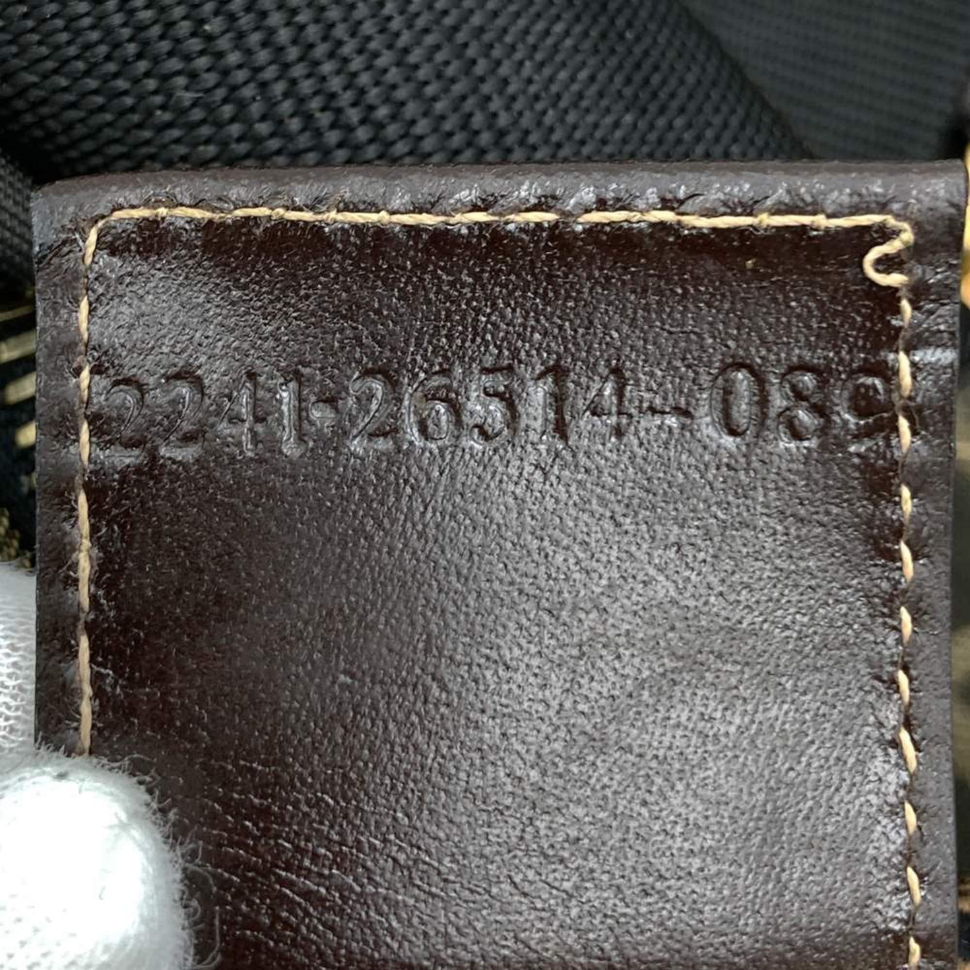 Fendi Zucca Brown Zucca Boston Bag (Pre-Owned)