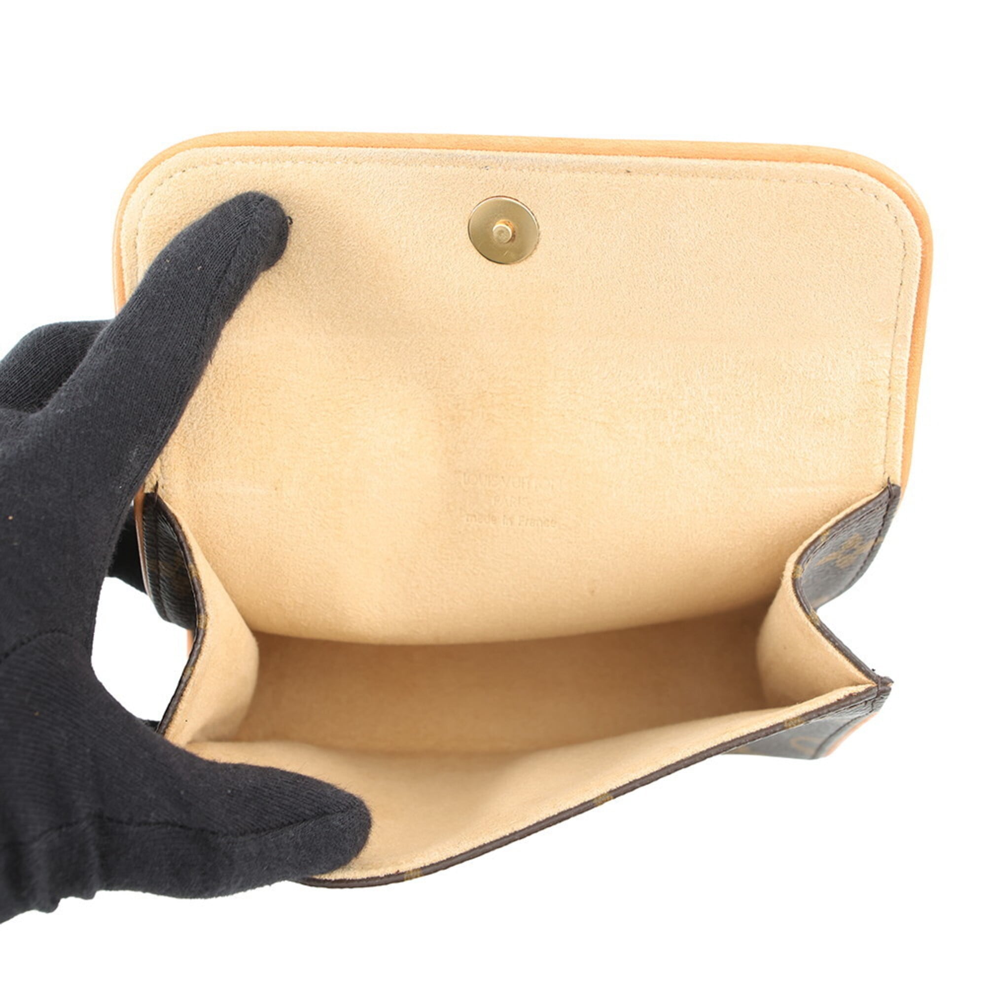 Louis Vuitton Monogram Beige Monogram Fanny Pack Pochette Pouch (Pre-Owned)