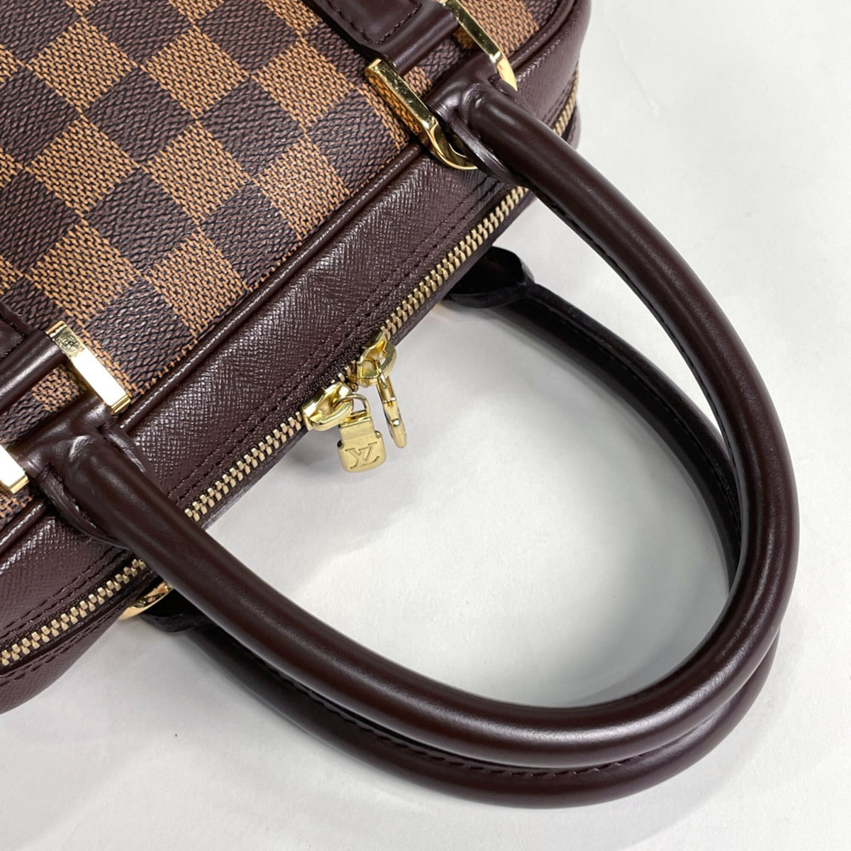 Louis Vuitton Brown Damier Canvas Handbag (Pre-Owned)