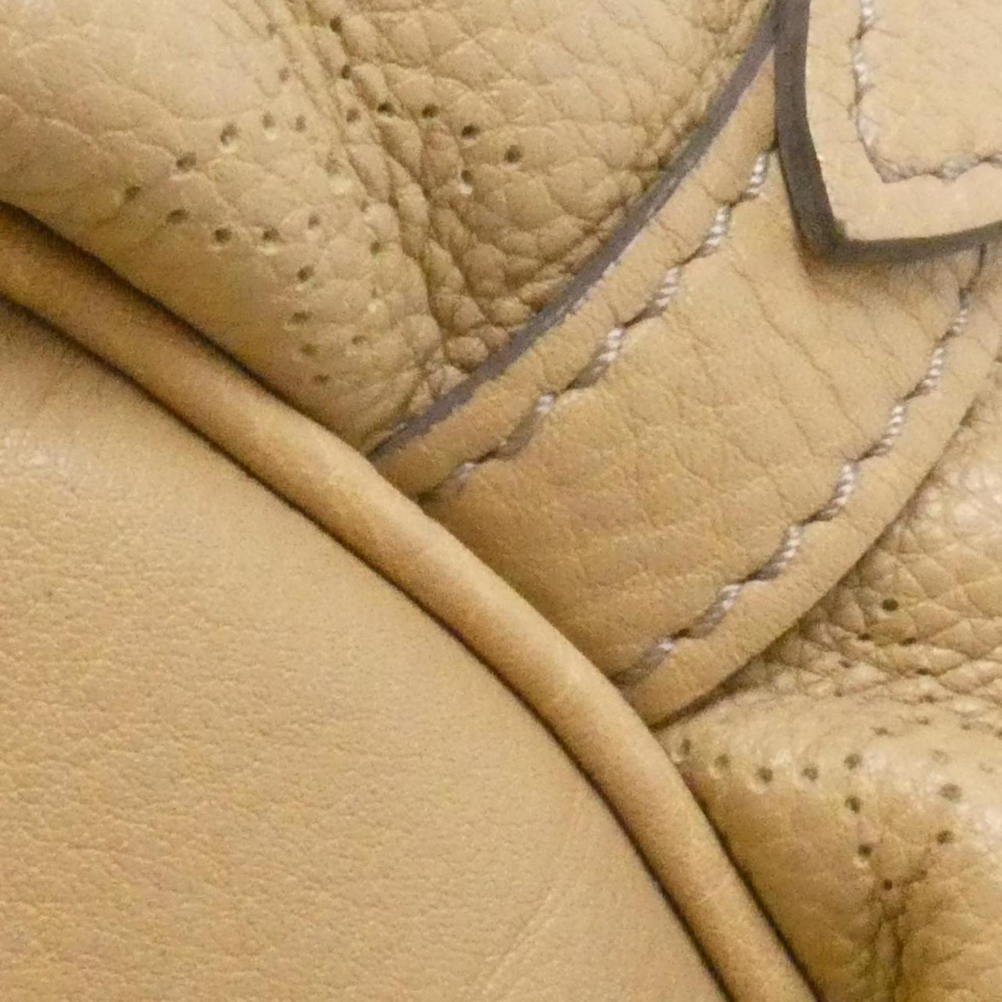 Louis Vuitton Biscuit Leather Shoulder Bag (Pre-Owned)