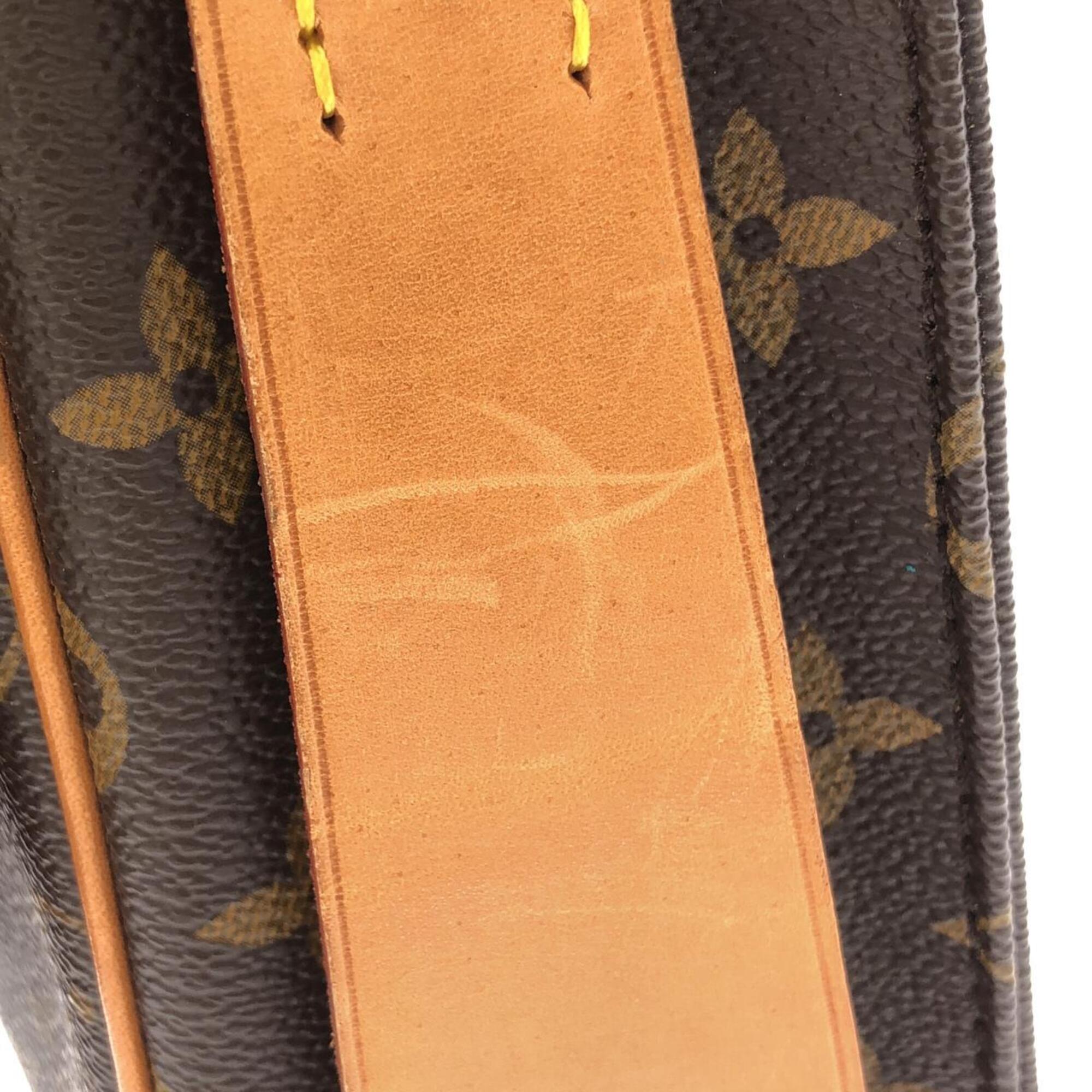 Louis Vuitton Brown Coated Canvas Shoulder Bag (Pre-Owned)