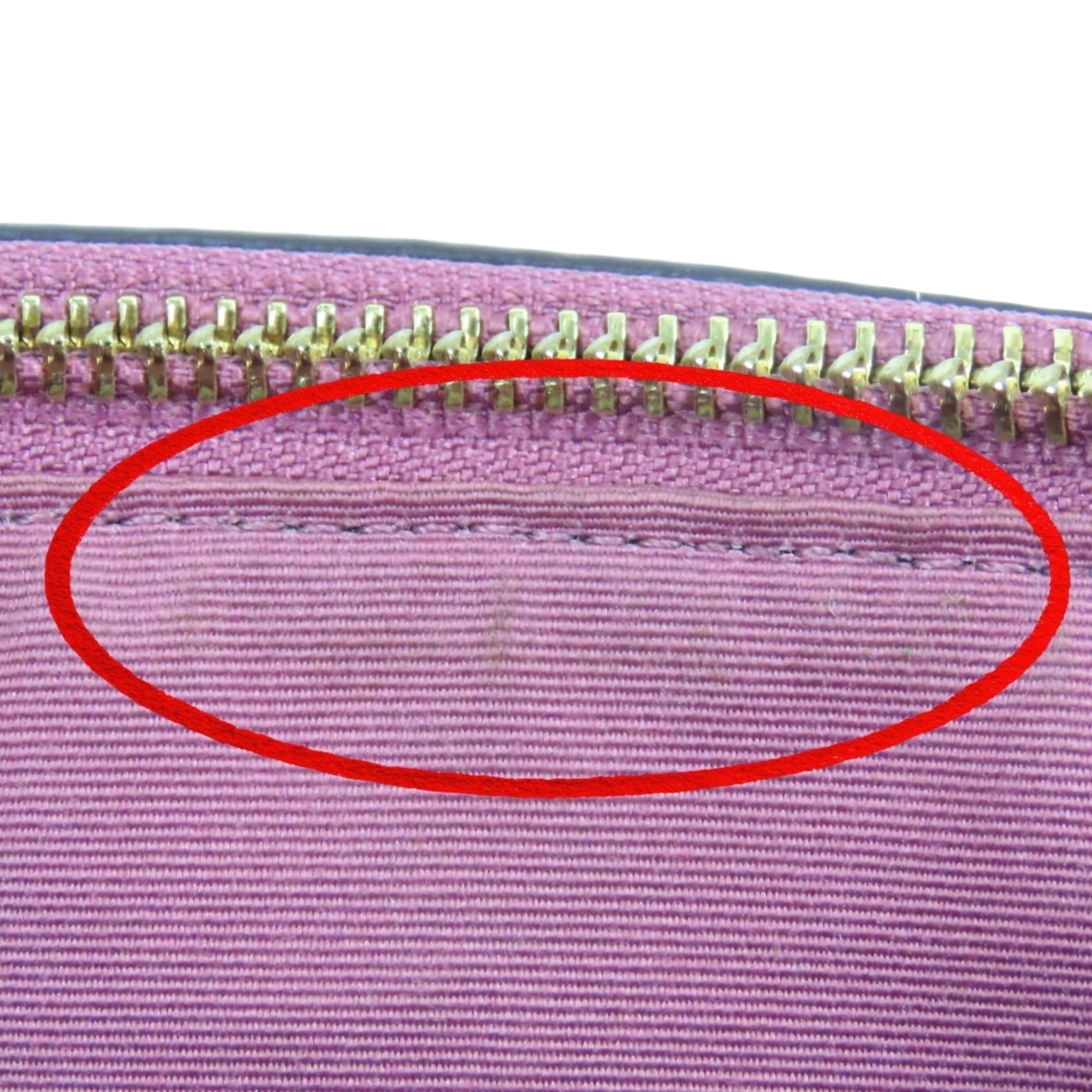 Coach Pink Purple Leather Shoulder Bag (Pre-Owned)
