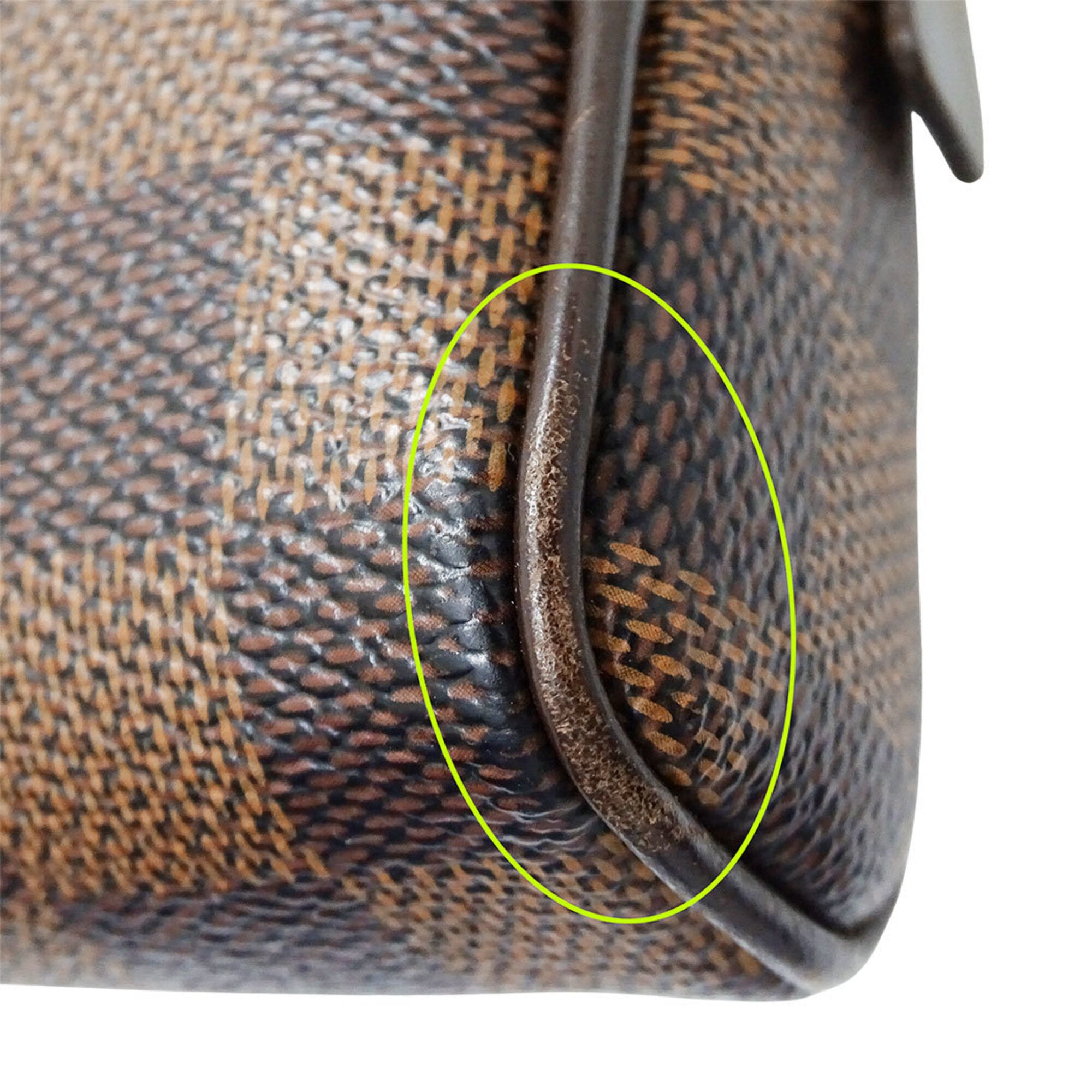 Louis Vuitton Brown Galle Damier Canvas Shoulder Bag Sling Bag (Pre-Owned)