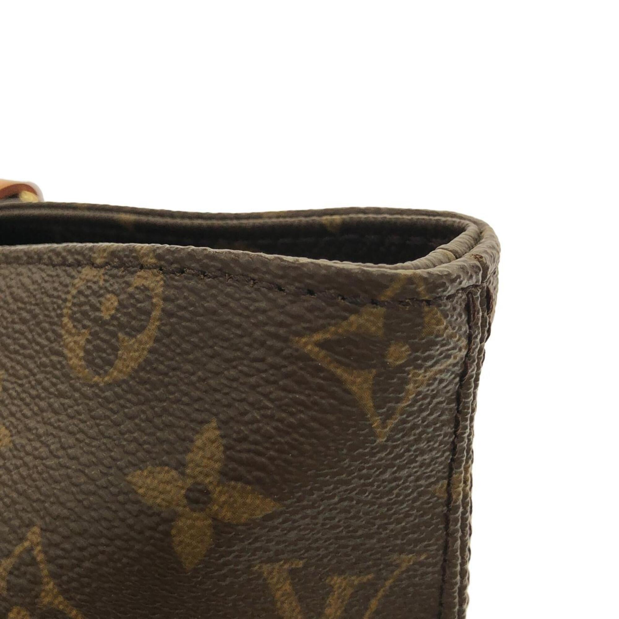 Louis Vuitton Marron Coated Canvas Handbag (Pre-Owned)