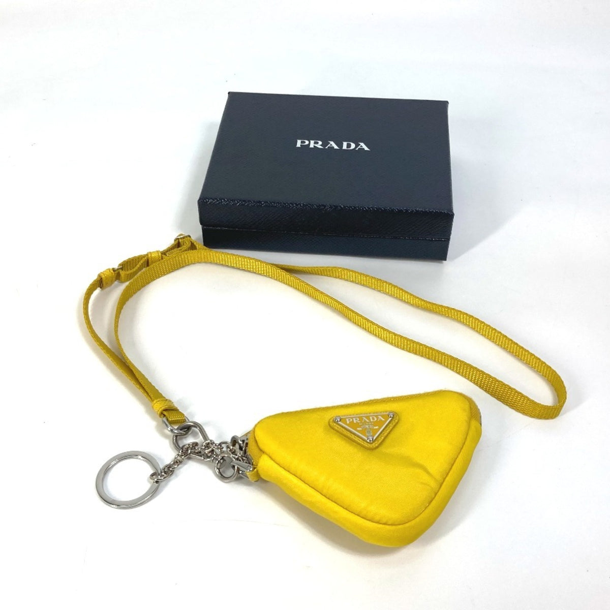 Prada Yellow Nylon Pouch (Pre-Owned)