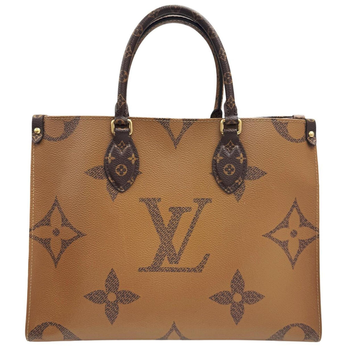 Louis Vuitton Brown Monogram Handbag Tote Bag (Pre-Owned)