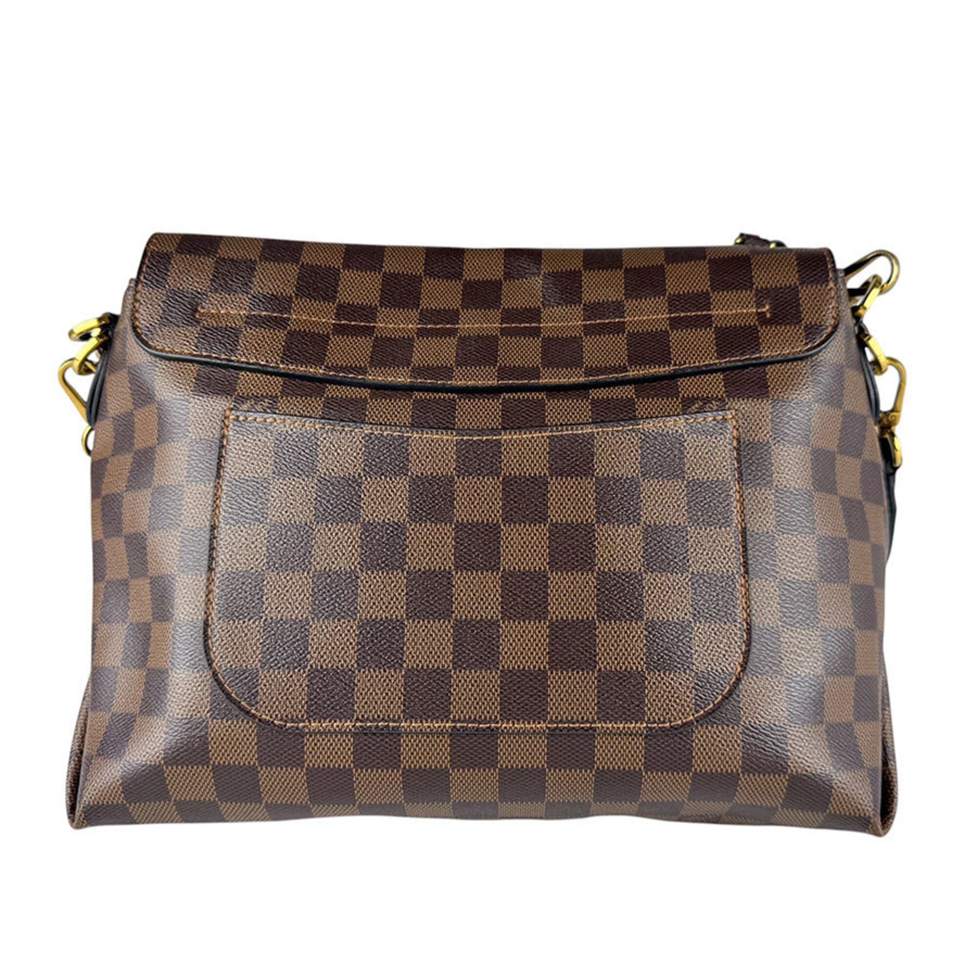 Louis Vuitton Damier Canvas Ebene Damier Canvas Shoulder Bag (Pre-Owned)
