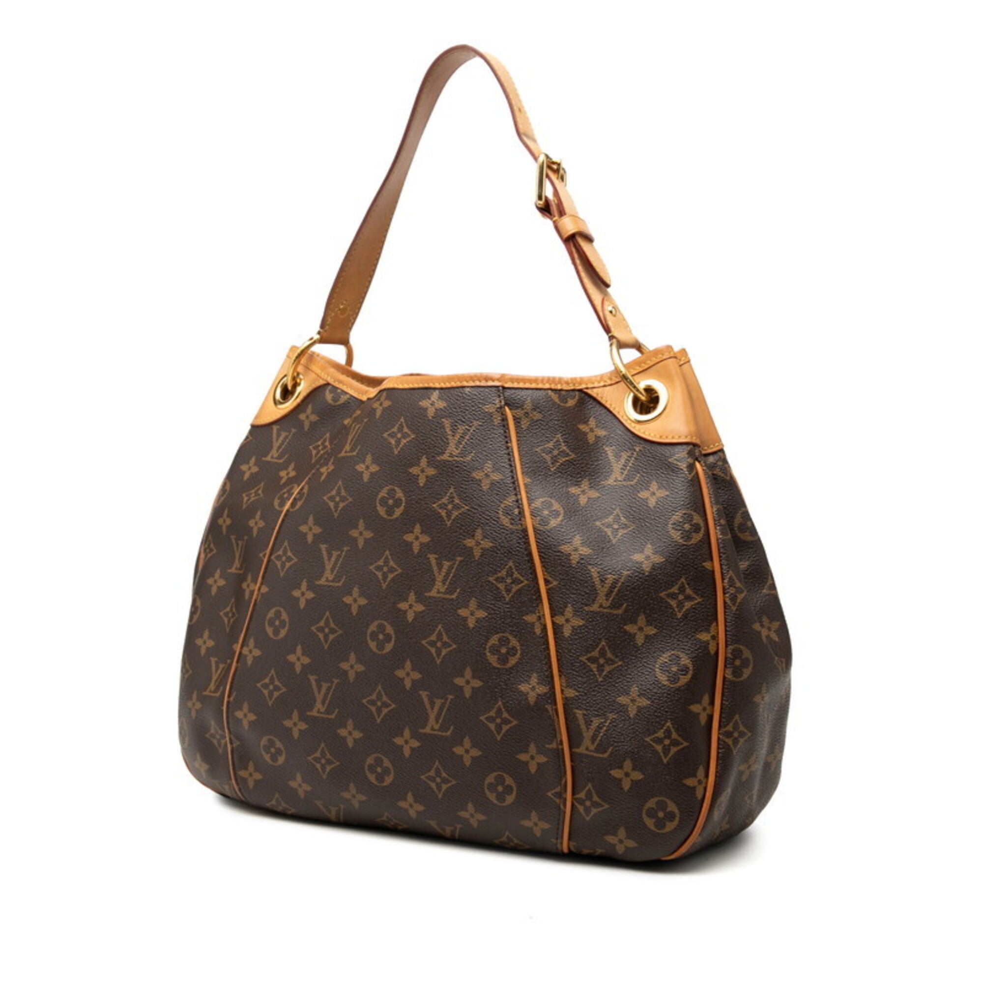 Louis Vuitton Brown Pvc Leather Handbag Shoulder Bag (Pre-Owned)