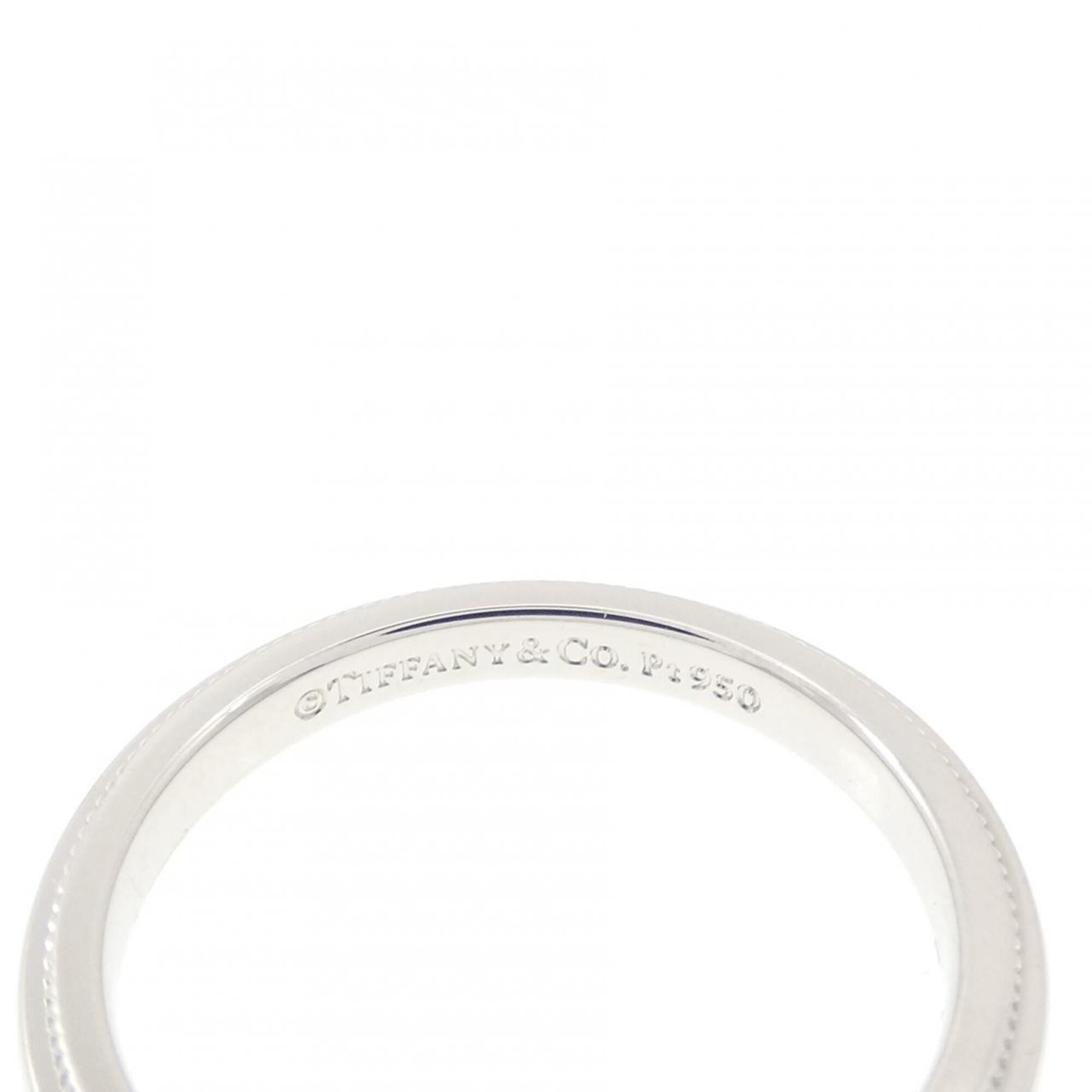 Tiffany Silver Platinum 950 Band Ring (Pre-Owned)