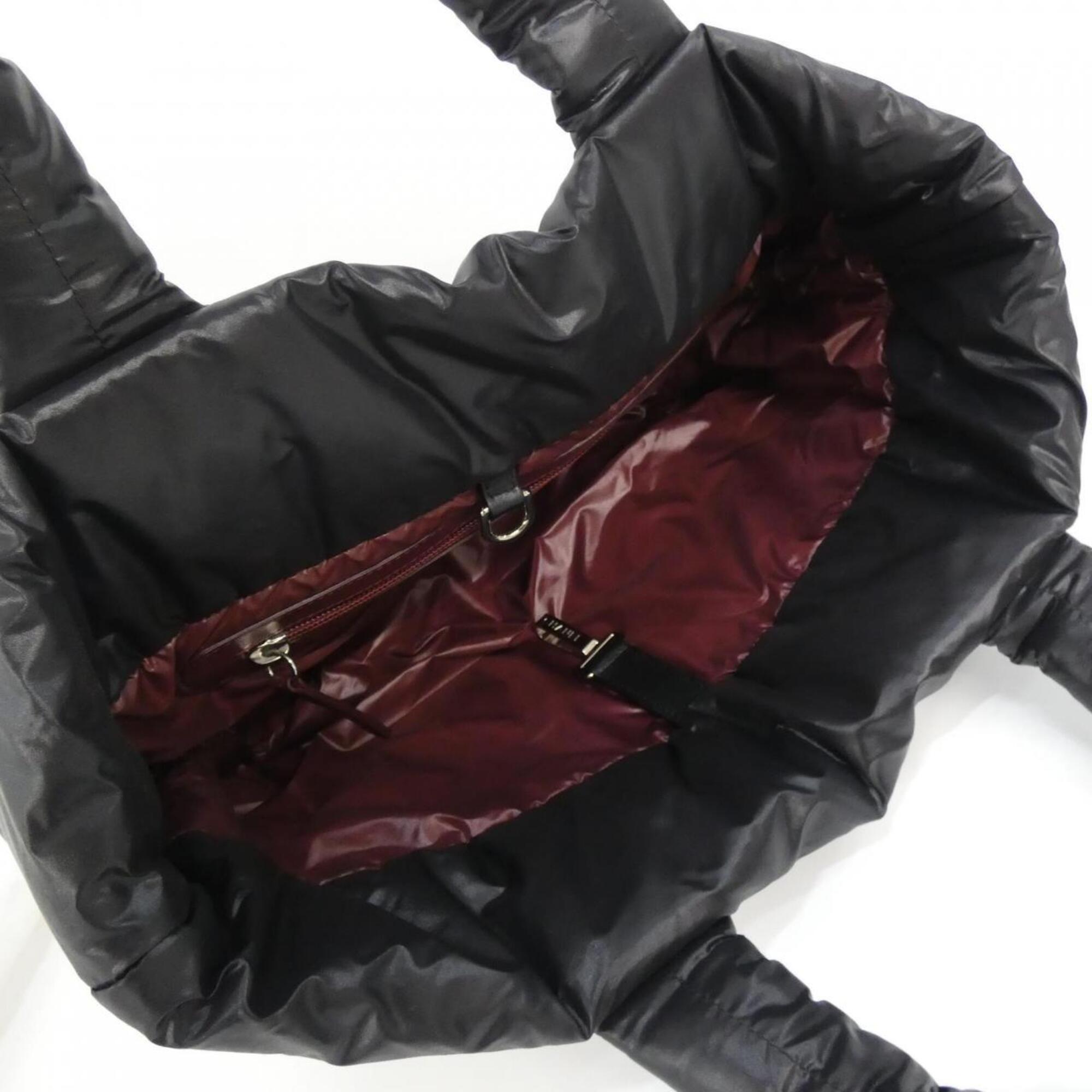 Chanel Black Nylon Handbag (Pre-Owned)
