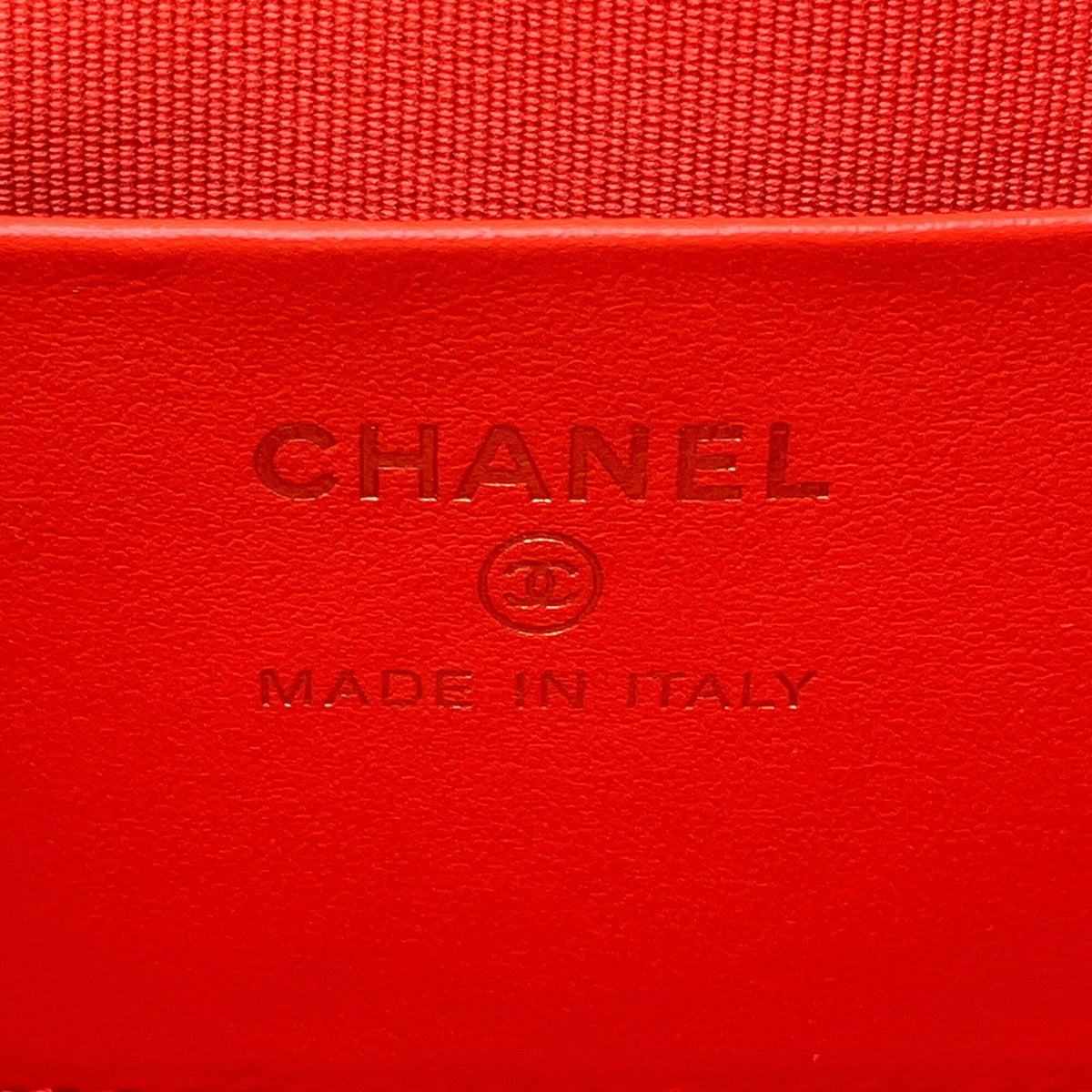 Chanel Matelasse Coral Color Handbag (Pre-Owned)