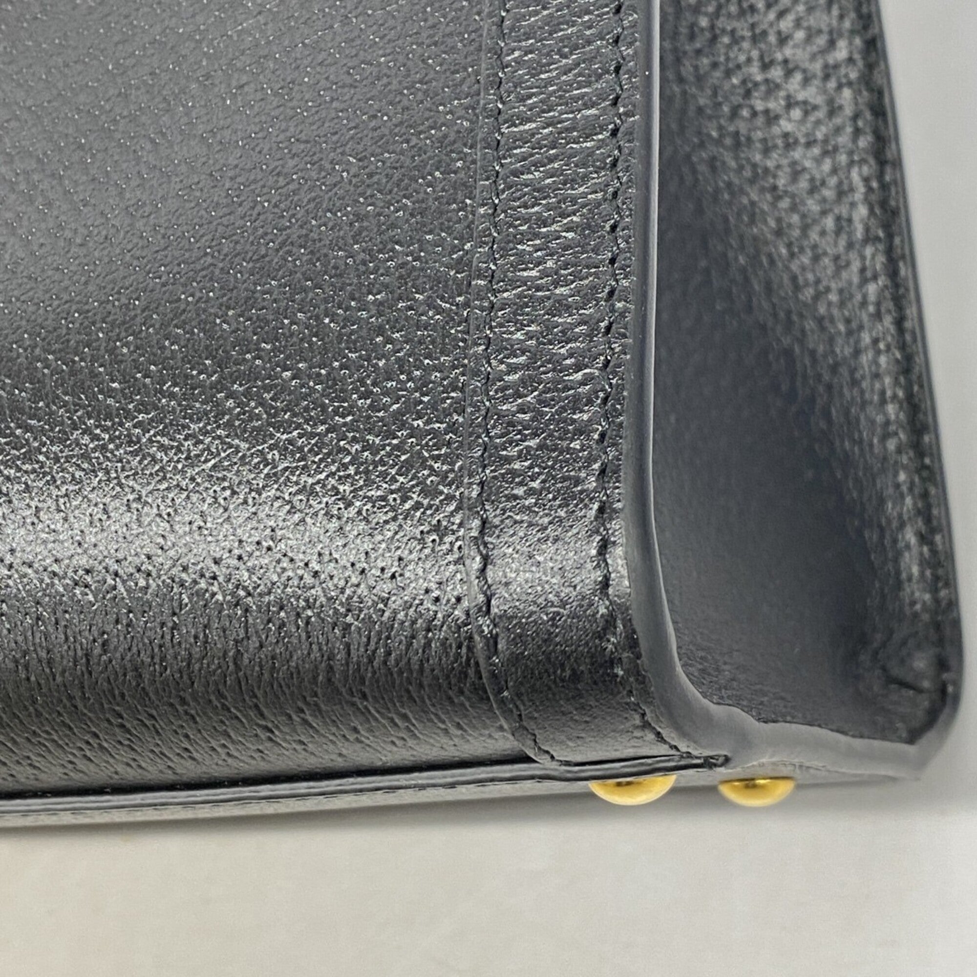 Gucci Black Leather Handbag (Pre-Owned)