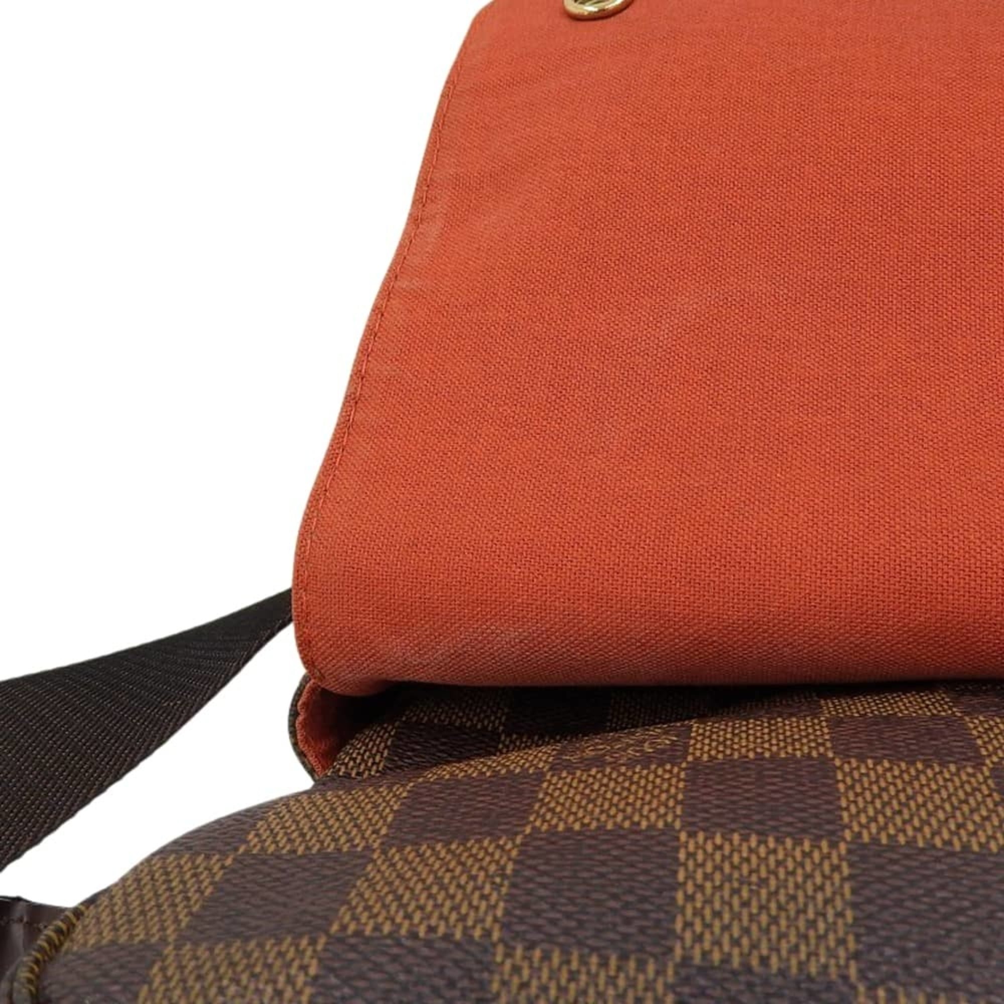 Louis Vuitton Damier Canvas Ebene Pvc Shoulder Bag (Pre-Owned)