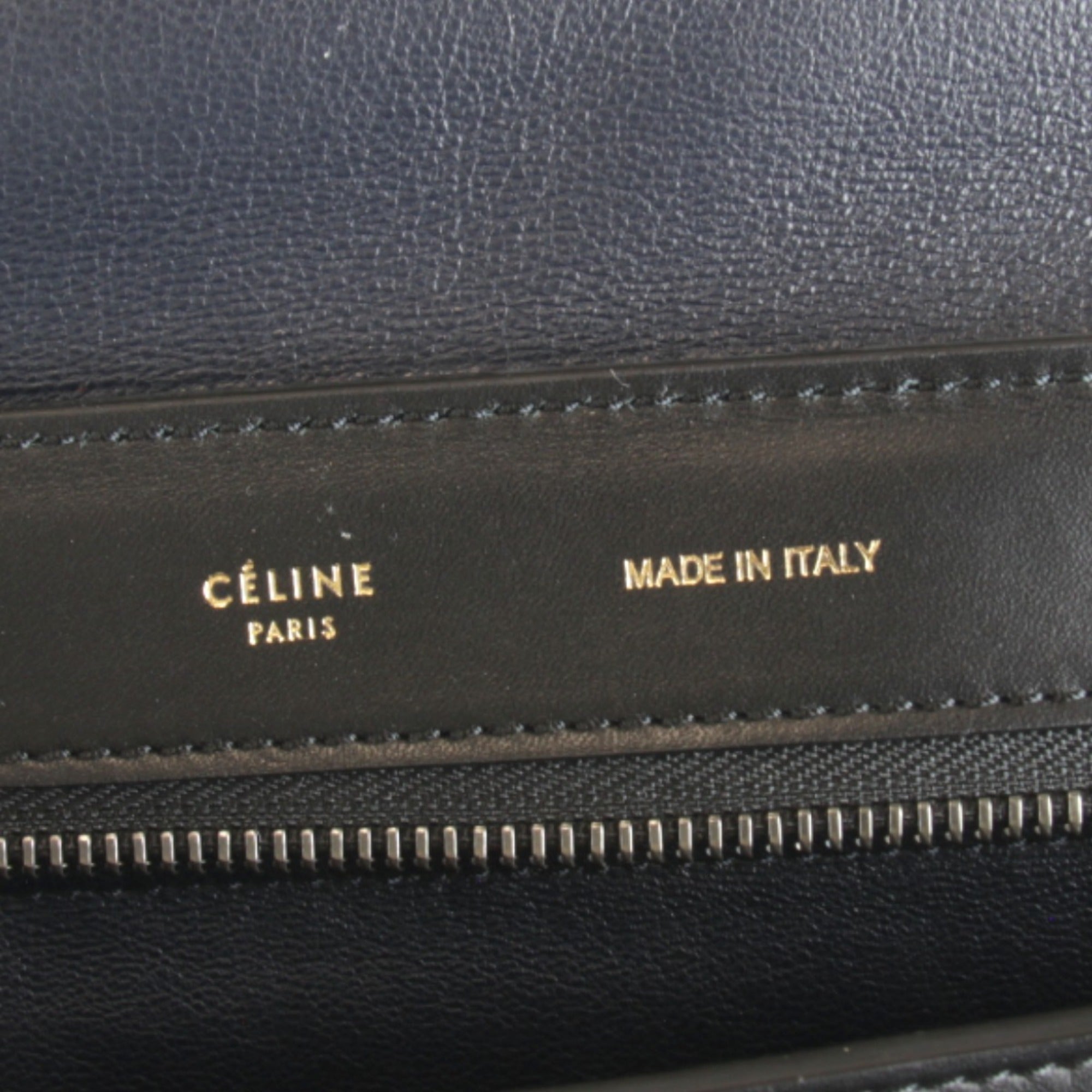 Celine Trapeze Gray Leather Suede Shoulder Bag (Pre-Owned)
