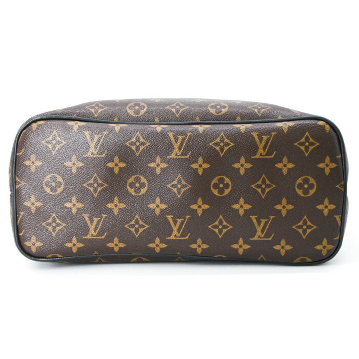 Louis Vuitton Black Brown Monogram Monogram Leather Backpack (Pre-Owned)