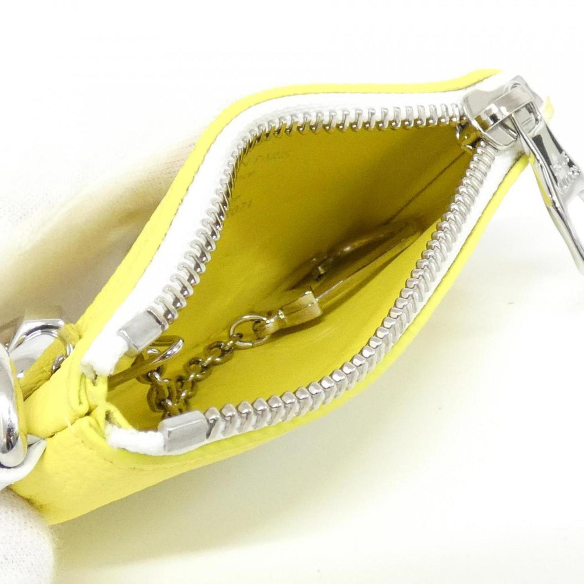 Louis Vuitton Yellow Leather Coin Purse/Coin Case (Pre-Owned)