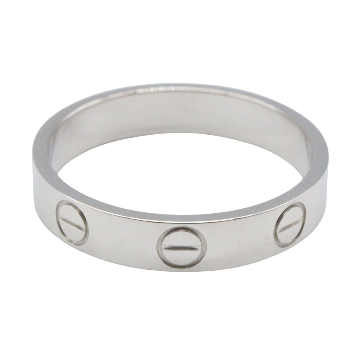 Cartier Silver White Gold (18K) Band Ring (Pre-Owned)