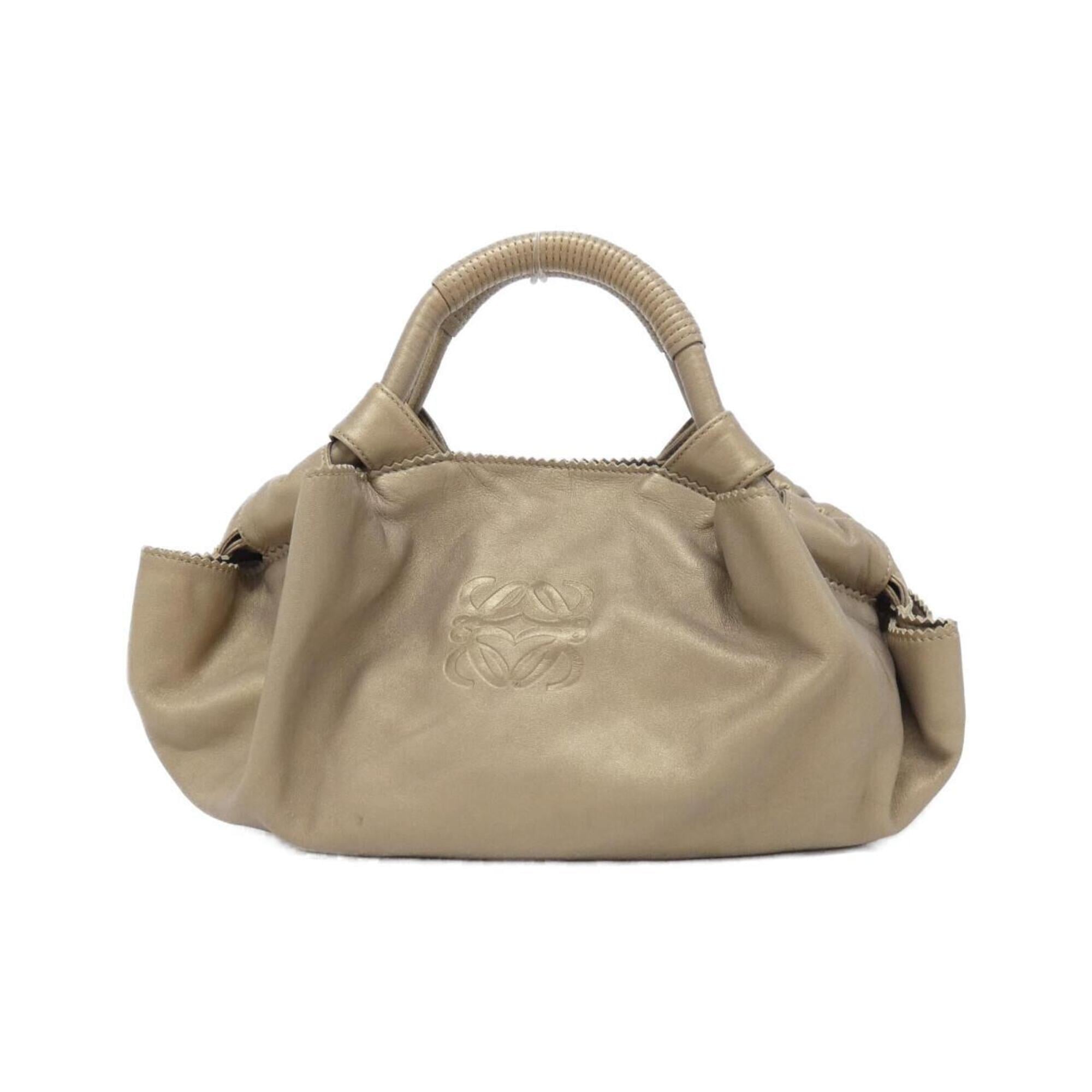 Loewe Gold Leather Handbag (Pre-Owned)