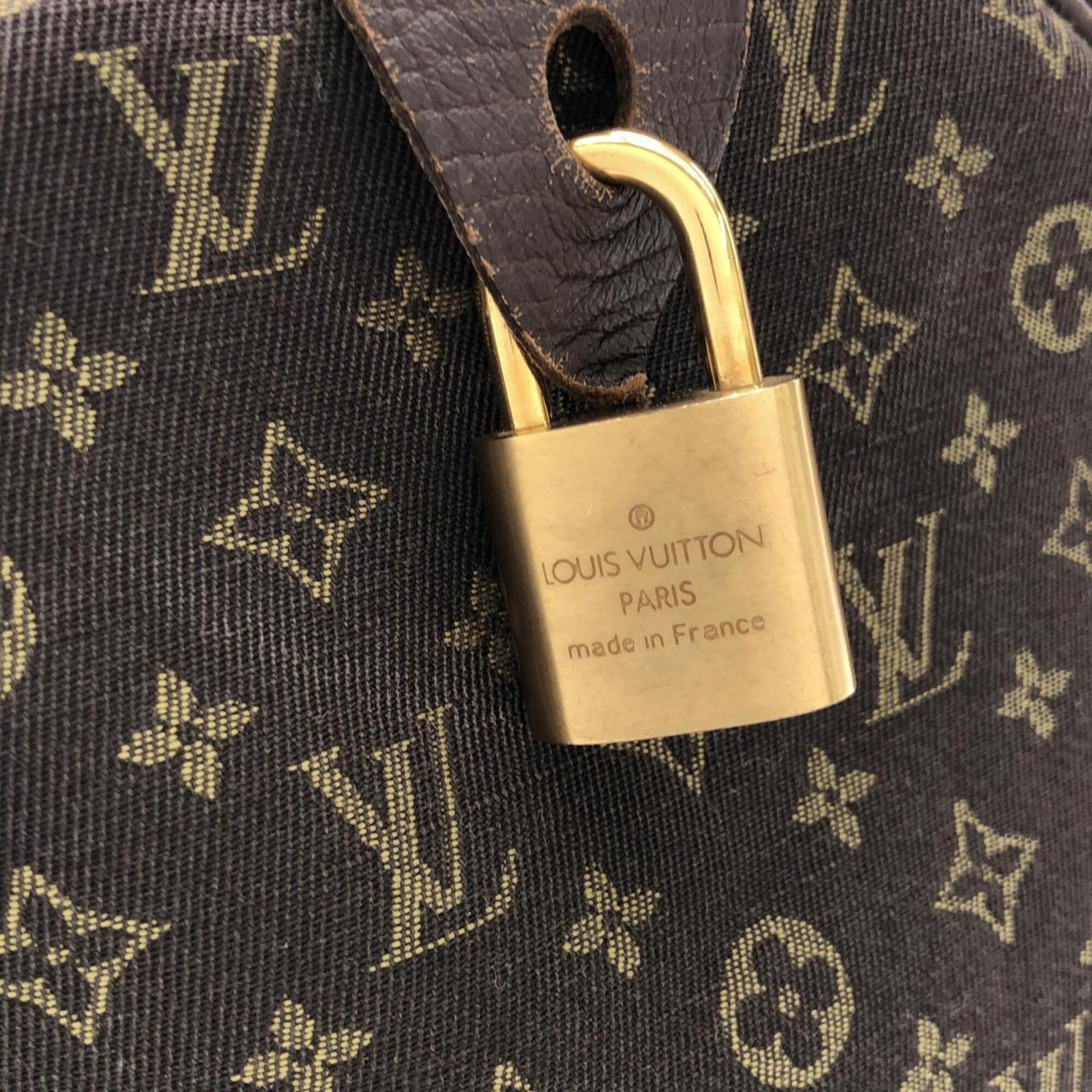 Louis Vuitton Monogram Mini Ebene Canvas Boston Bag (Pre-Owned)