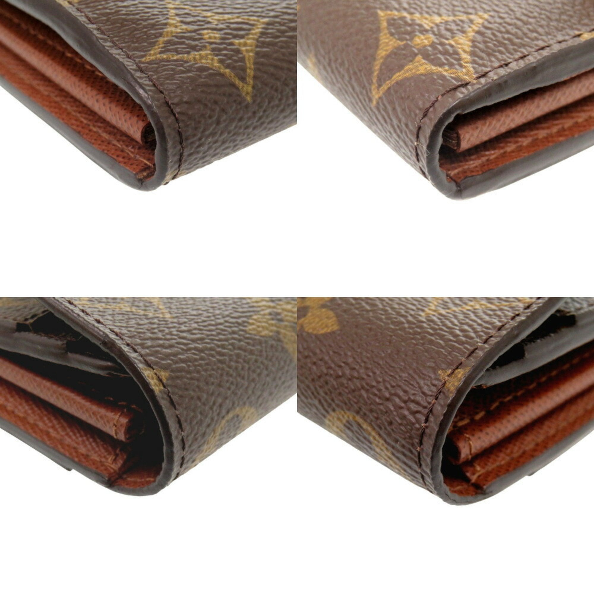 Louis Vuitton Brown Monogram Monogram Long Wallet (Bi-Fold) (Pre-Owned)