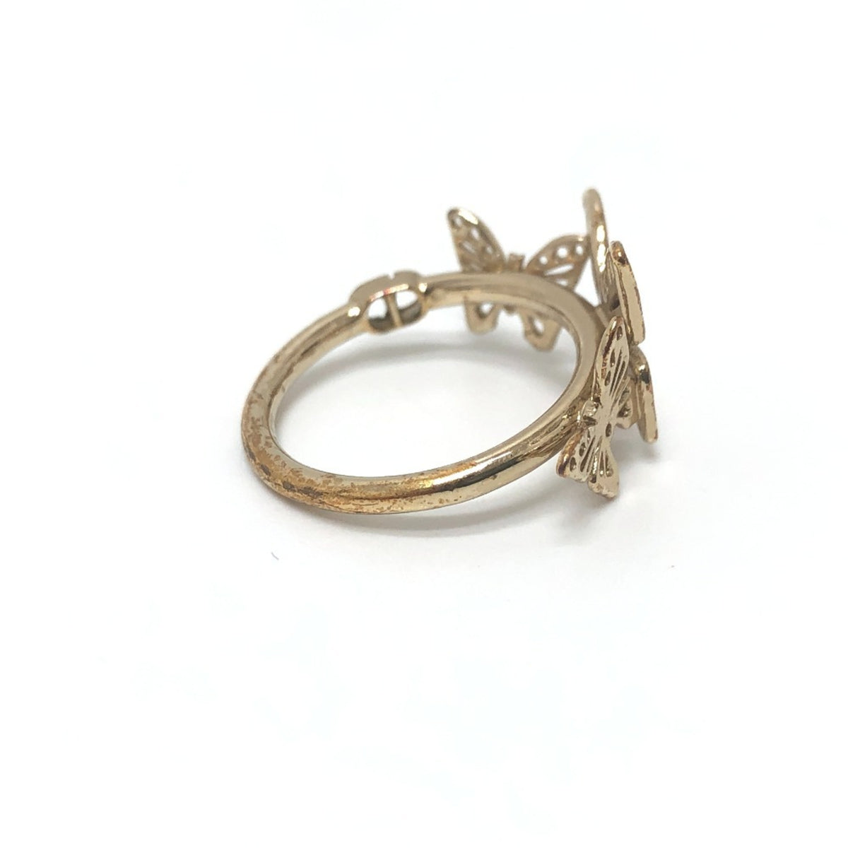 Christian Dior Metal Band Ring (Pre-Owned)