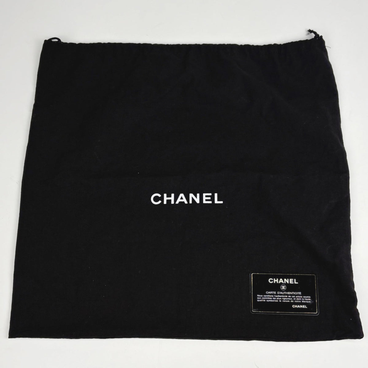 Chanel Chocolate Bar Black Leather Tote Bag (Pre-Owned)