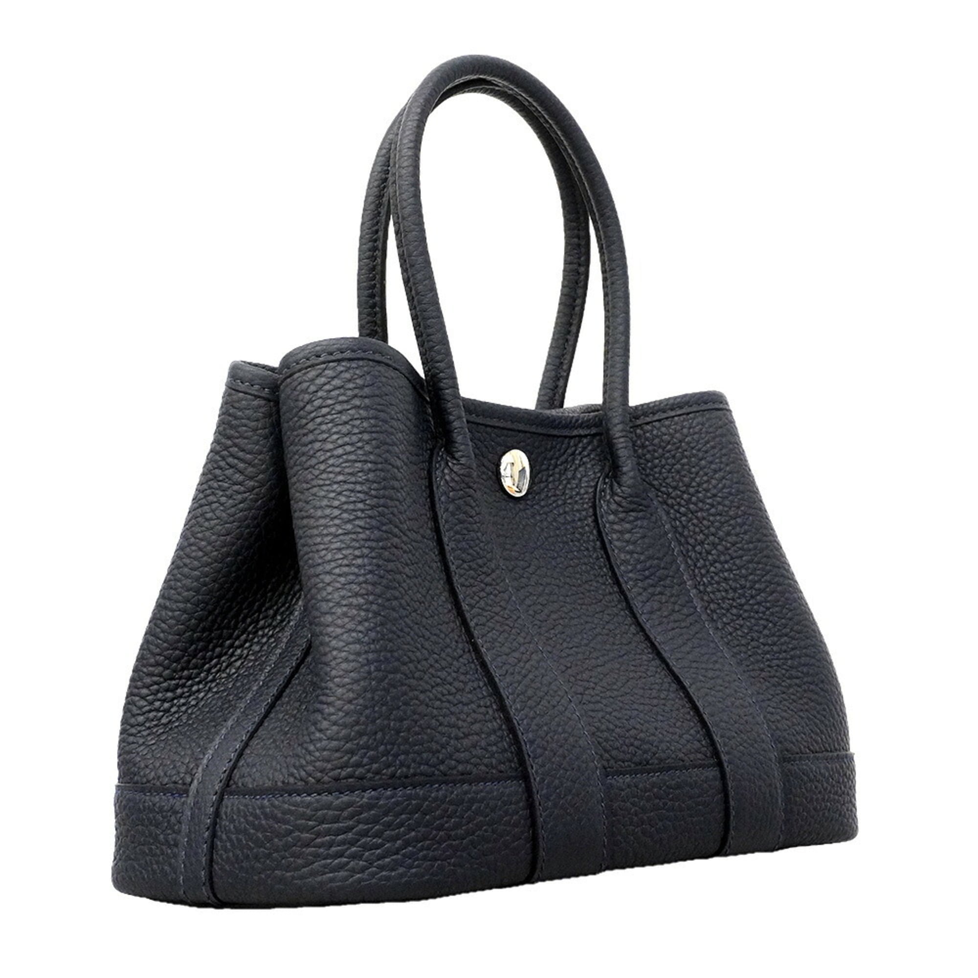 Hermes Blue Nuit Togo Leather Tote Bag (Pre-Owned)