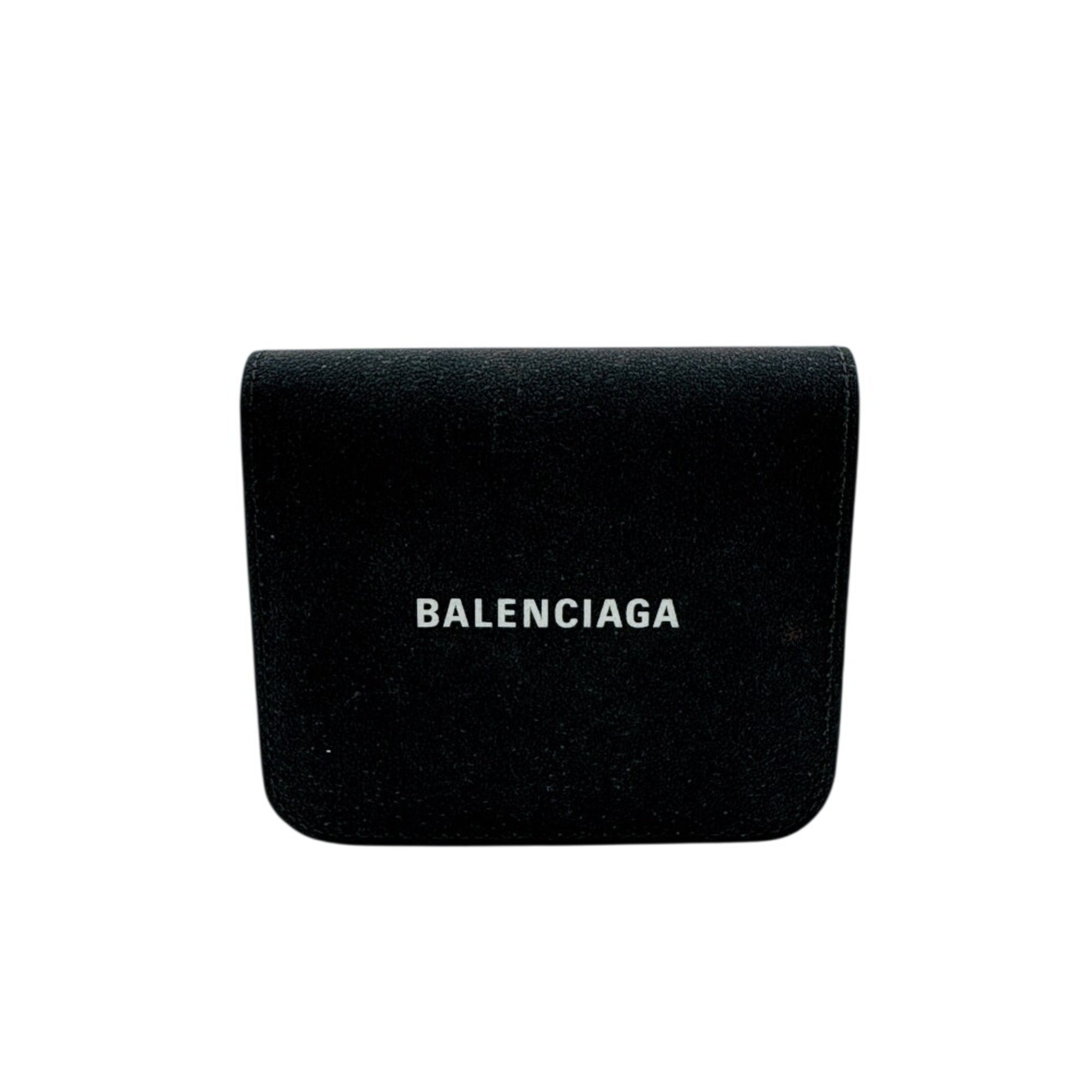 Balenciaga Black Leather Wallet (Bi-Fold) (Pre-Owned)