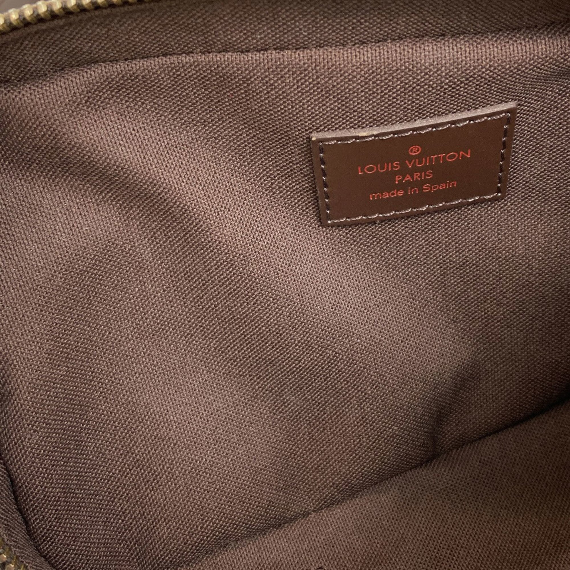 Louis Vuitton Damier Canvas Ebene Damier Canvas Sling Bag (Pre-Owned)