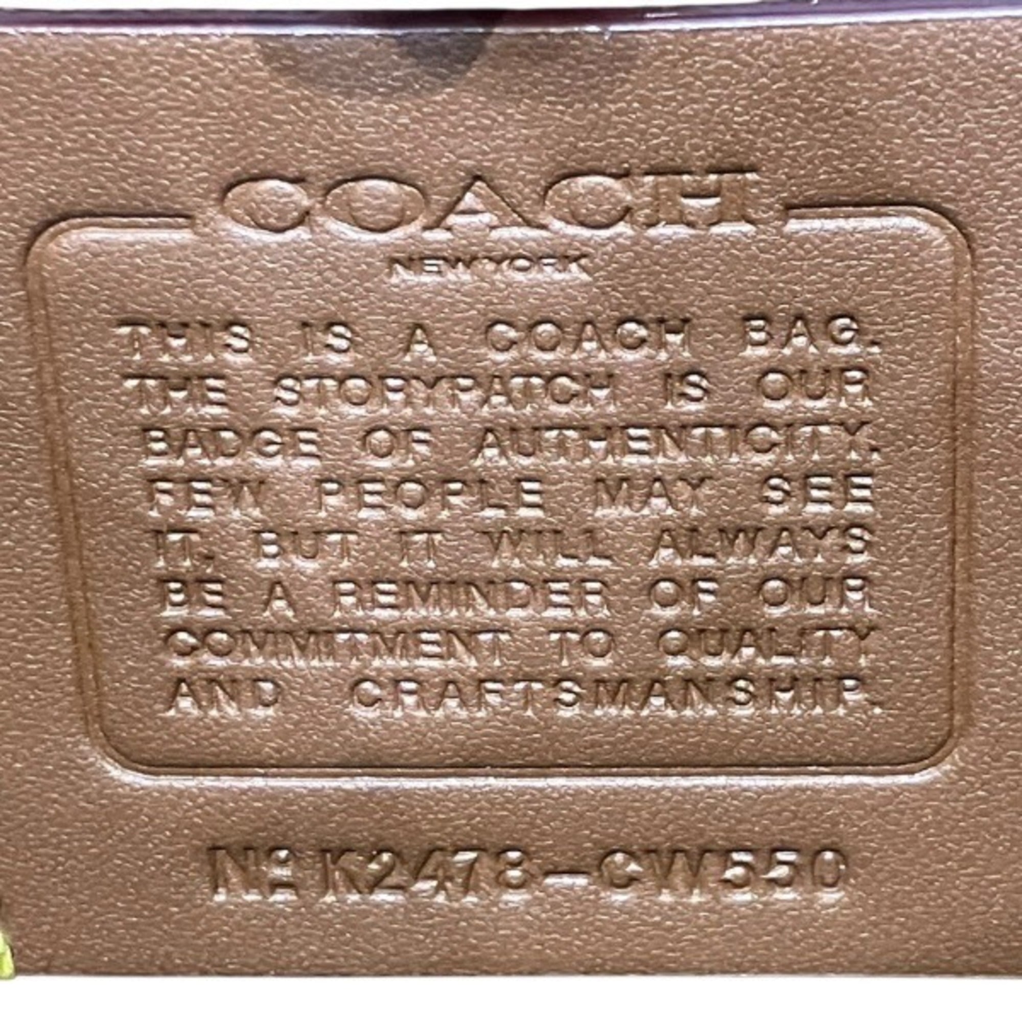 Coach Brown Pvc Leather Shoulder Bag Tote Bag (Pre-Owned)