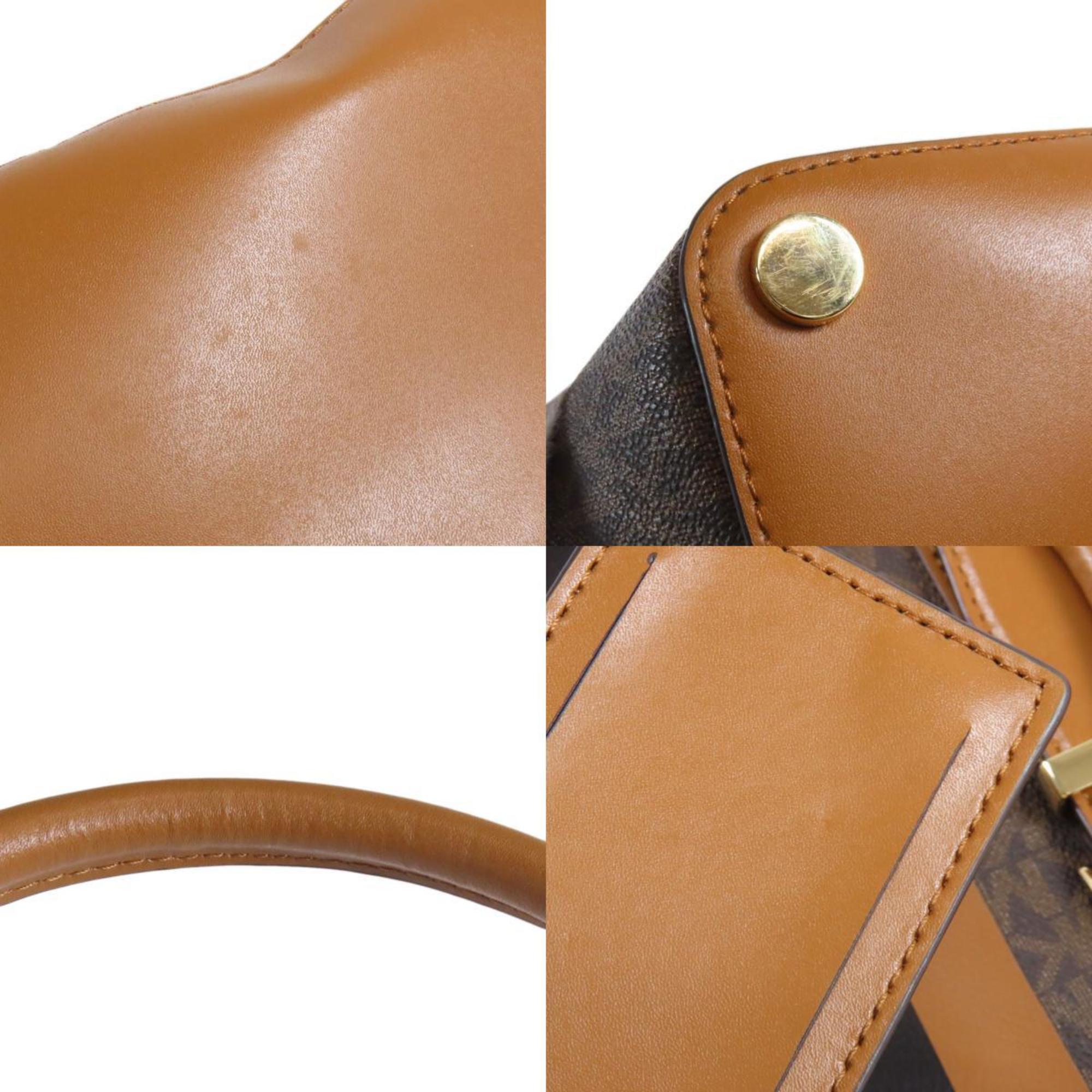 Michael Kors Brown Pvc Handbag (Pre-Owned)