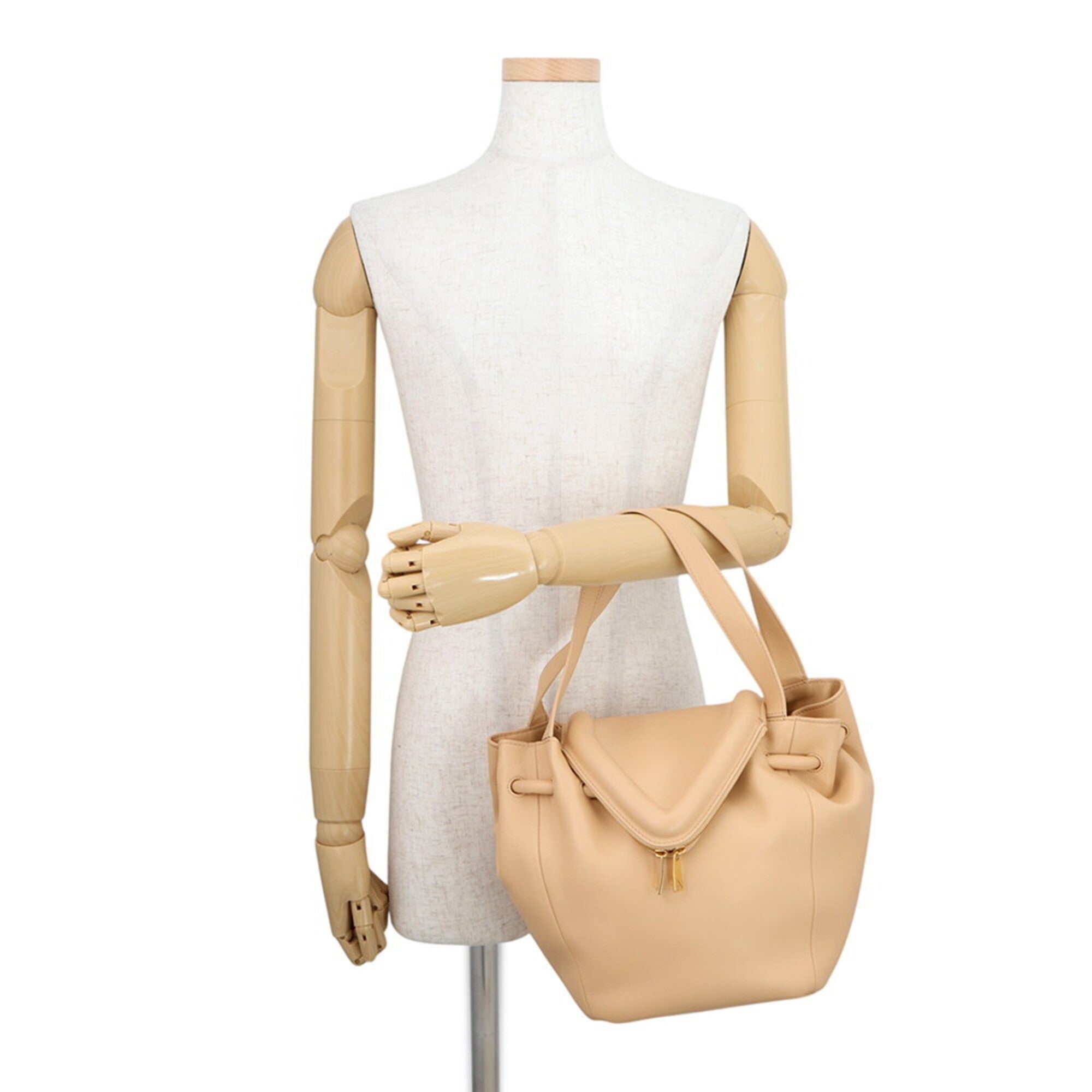 Bottega Veneta Brown Leather Handbag Shoulder Bag (Pre-Owned)