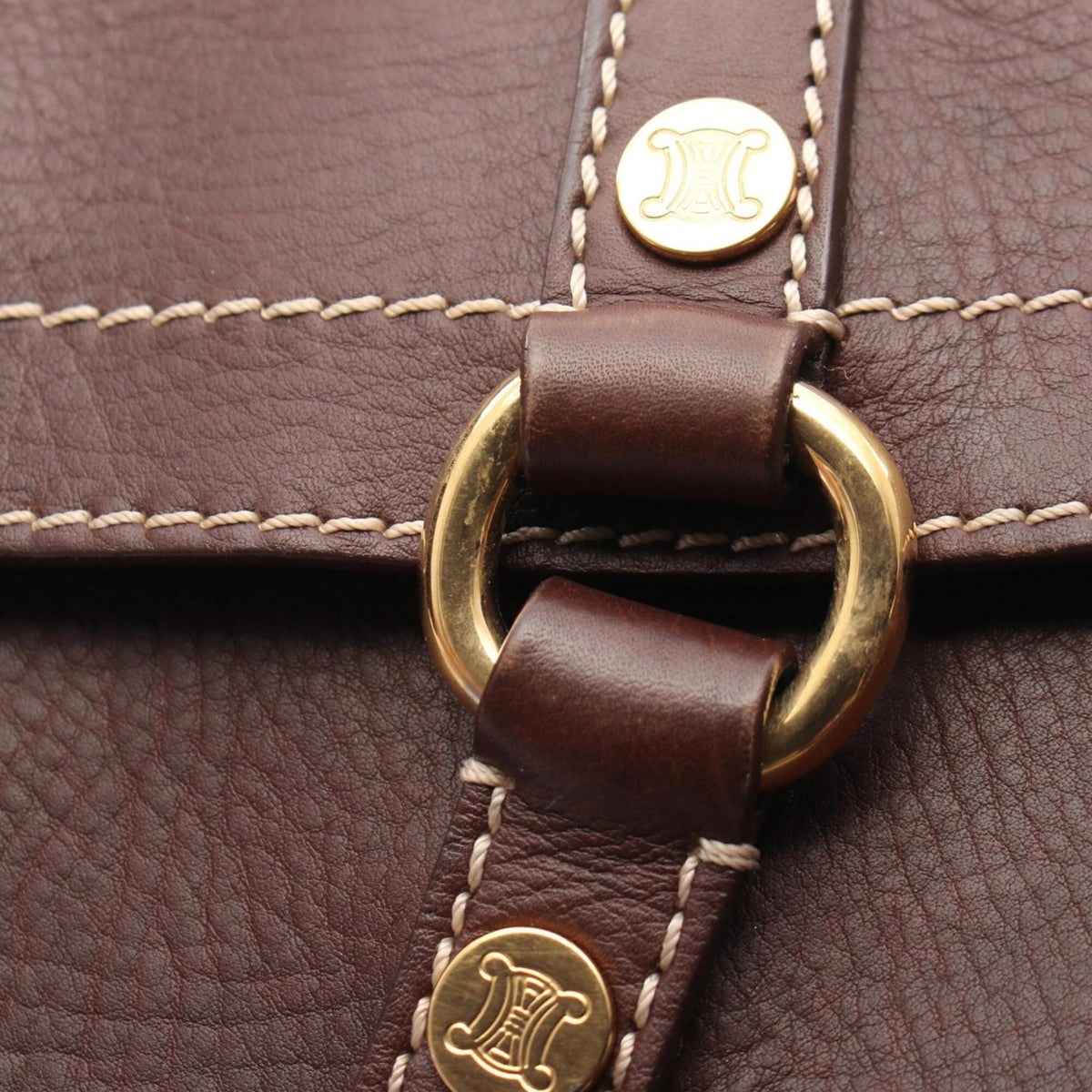 Celine Brown Leather Handbag (Pre-Owned)