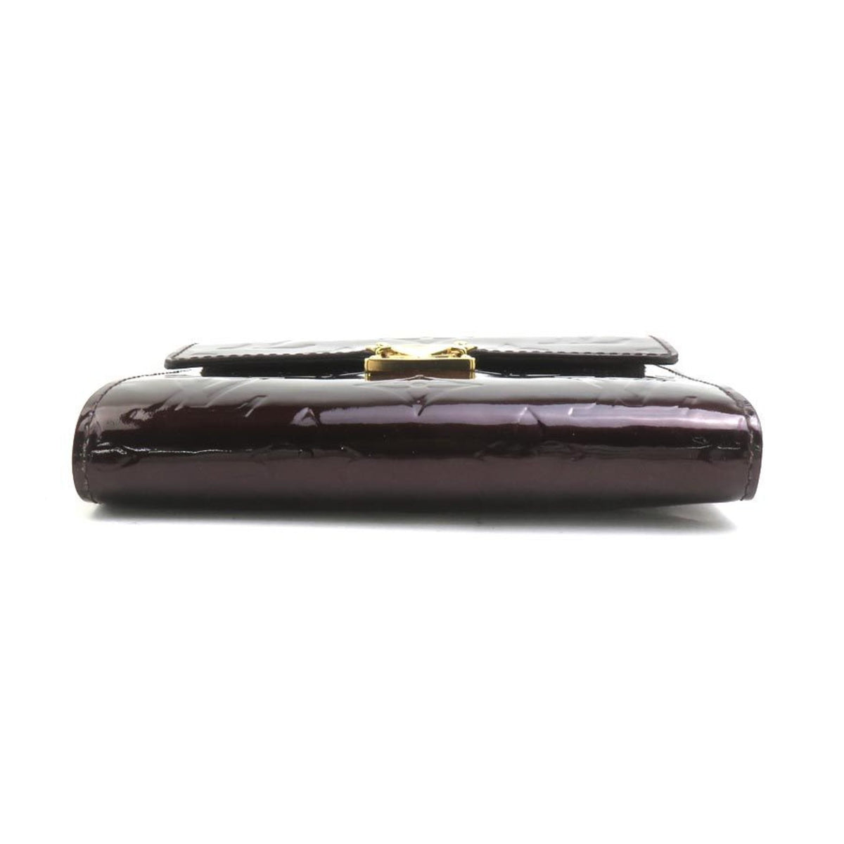 Louis Vuitton Monogram Vernis Amarante Monogram Vernis Wallet (Tri-Fold) (Pre-Owned)
