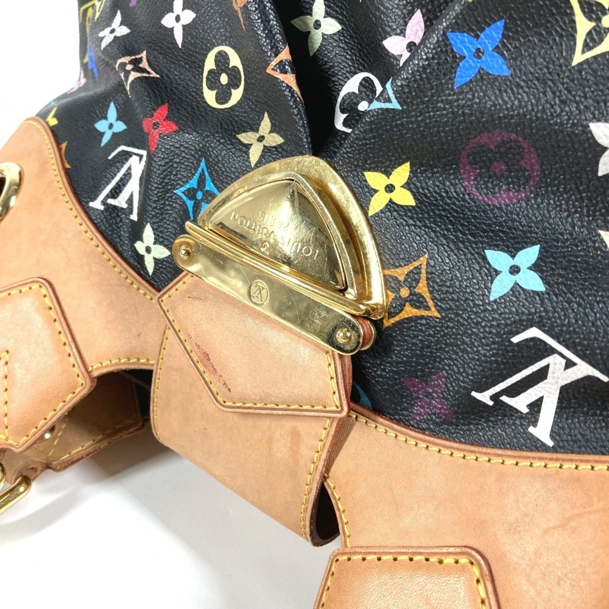 Louis Vuitton Monogram Multicolore Black Noir Monogram Multicolore Shoulder Bag Tote Bag (Pre-Owned)
