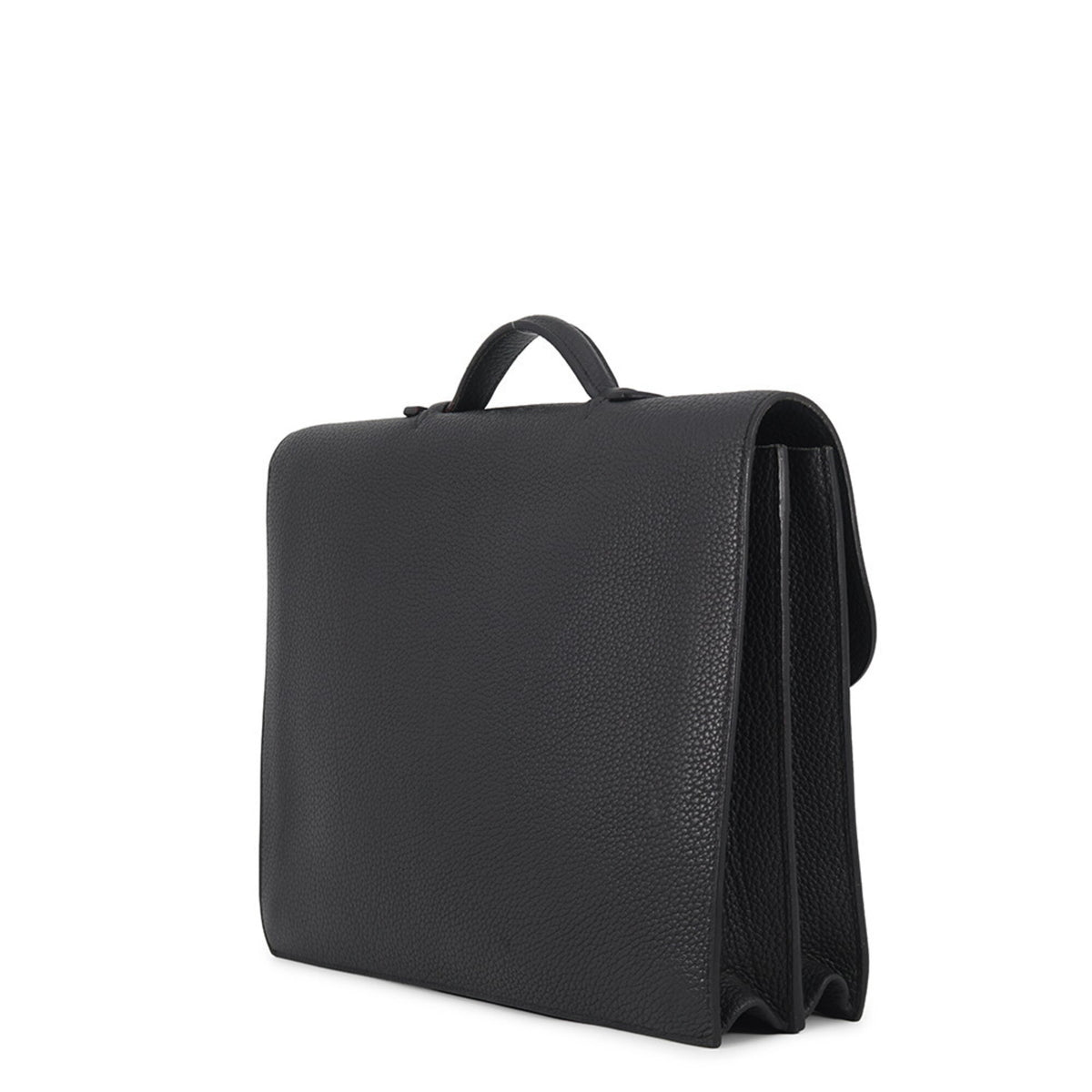 Hermes Black Togo Leather Briefcase (Pre-Owned)